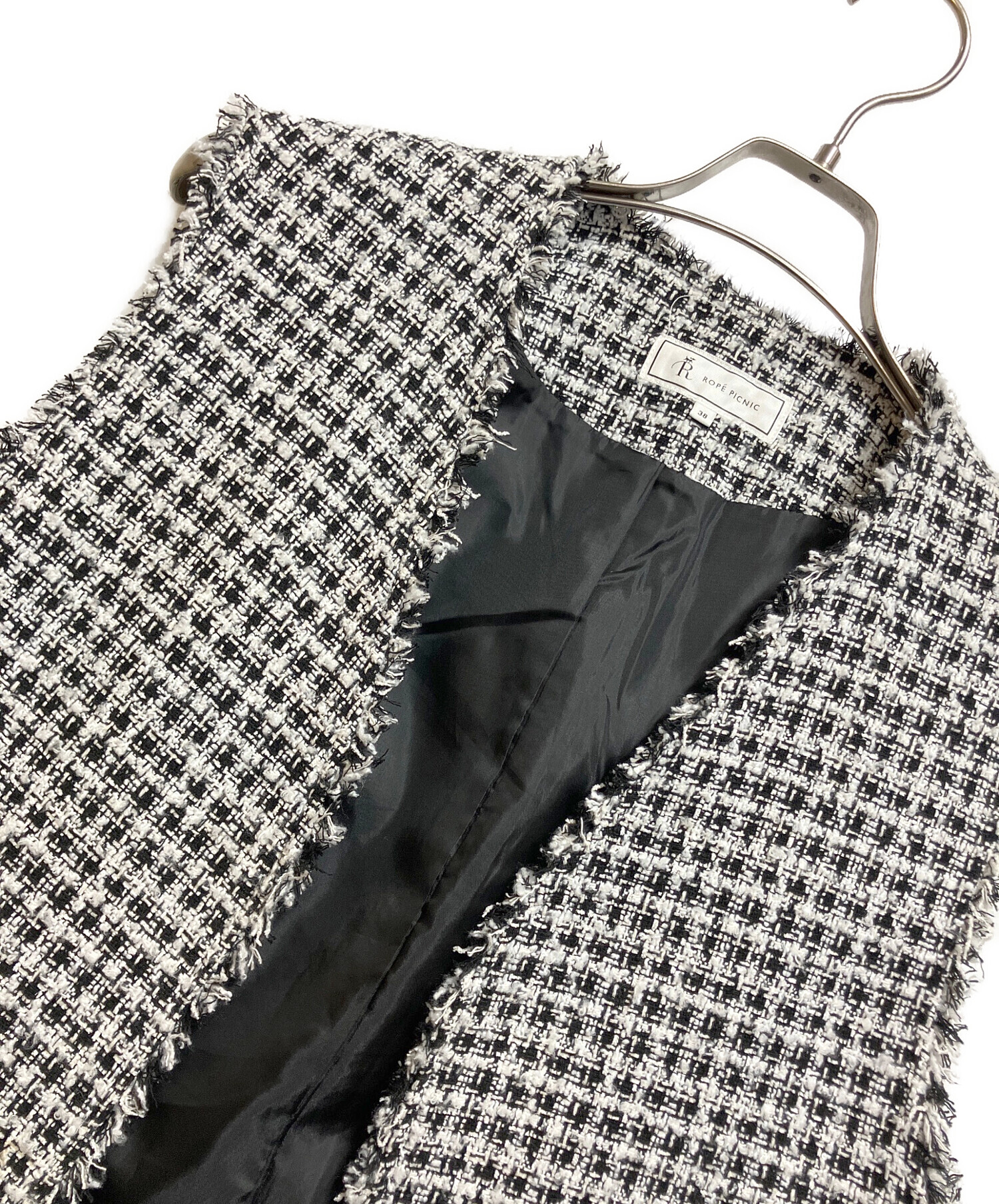 中古・古着通販】ROPE PICNIC (ロペピクニック) ツイードジレ ベスト