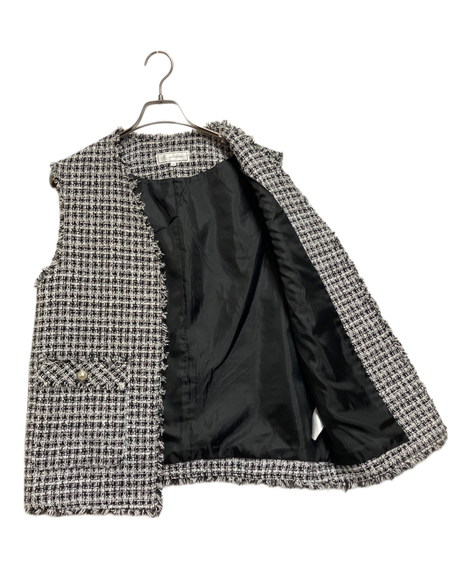 中古・古着通販】ROPE PICNIC (ロペピクニック) ツイードジレ ベスト