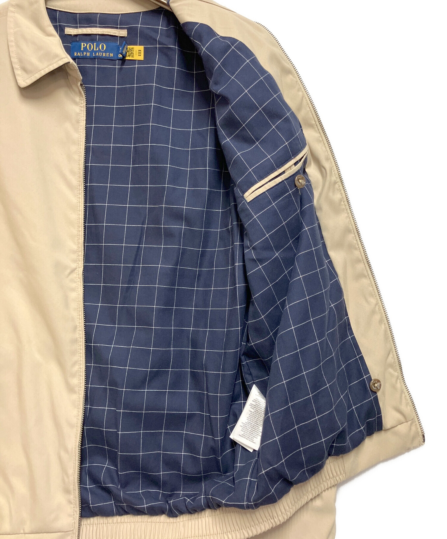 Polo by Ralph Lauren ベージュ ブルゾン M 中古・古着通販】POLO RALPH LAUREN (ポロ・ラルフローレン