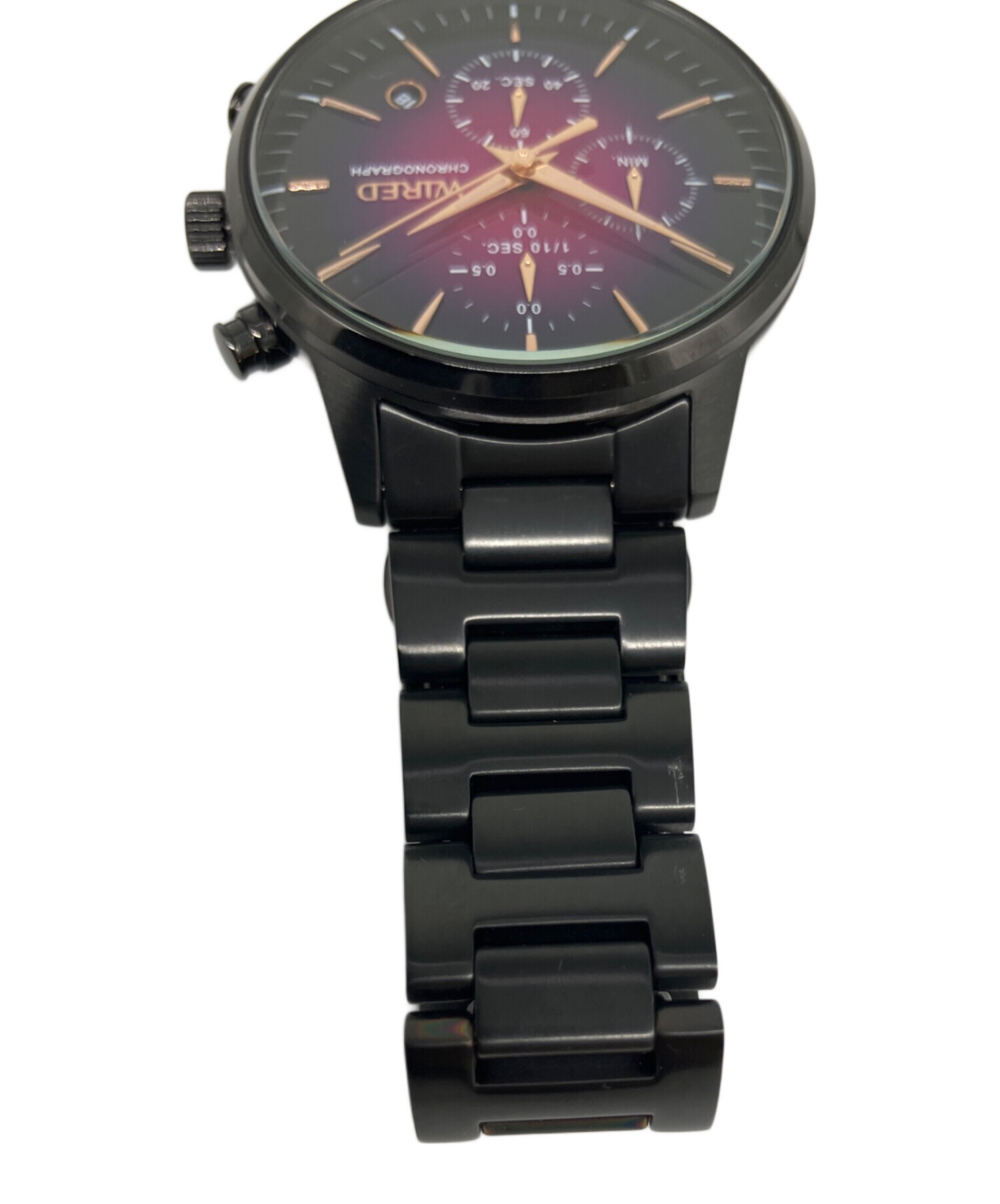 中古・古着通販】SEIKO (セイコー) 腕時計 パープル×ブラック