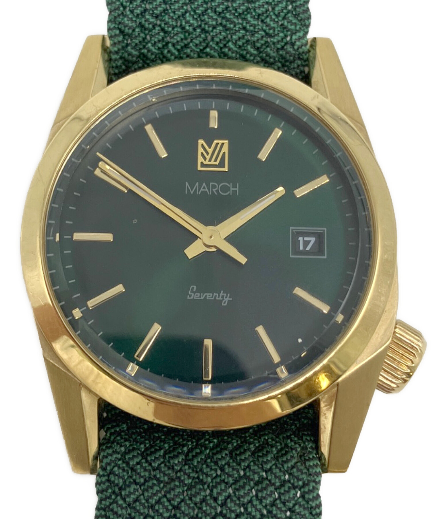 中古・古着通販】MARCH LA.B (マーチエルエービー) 腕時計 グリーン 