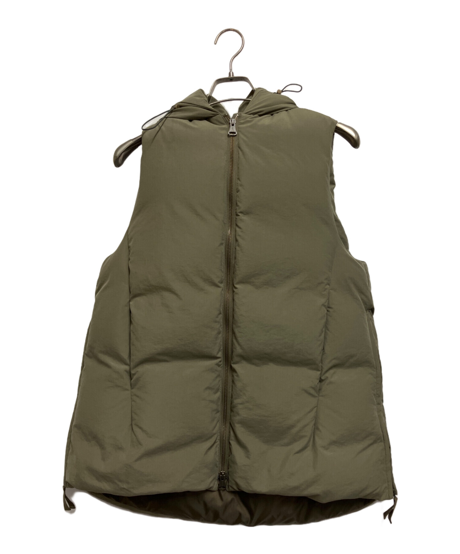 plage プラージュ　HAKUU ダウンベスト　カーキ　size 2 中古・古着通販】Hakuu (ハク) ダウンベスト カーキ サイズ:2