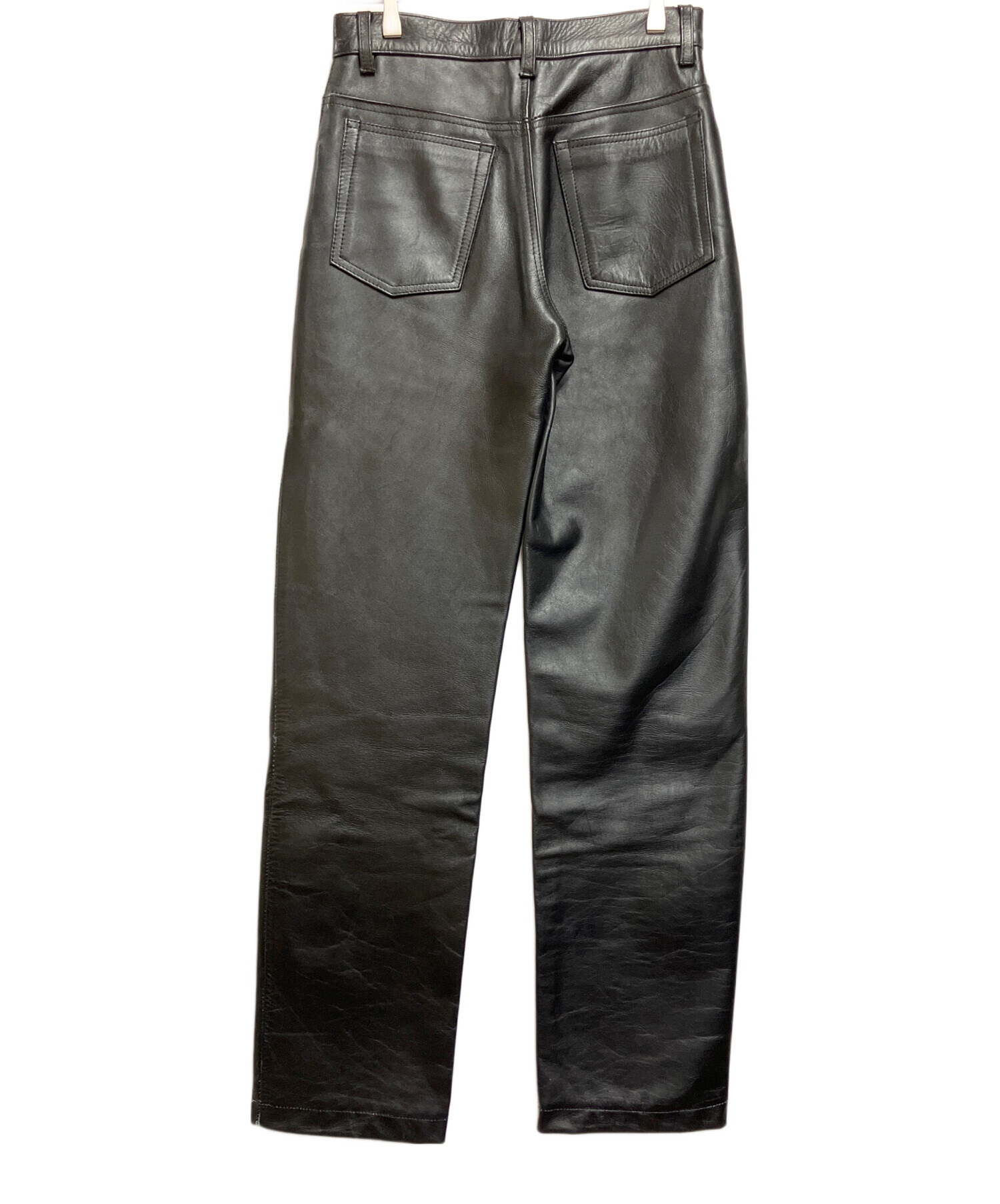 中古・古着通販】GENUINE LEATHER (ジェニュインレザー) レザーパンツ