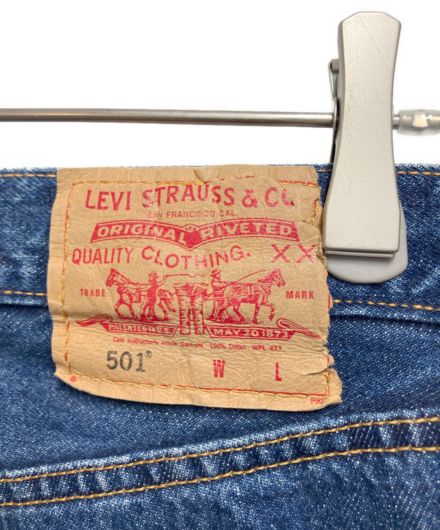 中古・古着通販】LEVI'S (リーバイス) ストレートデニムパンツ