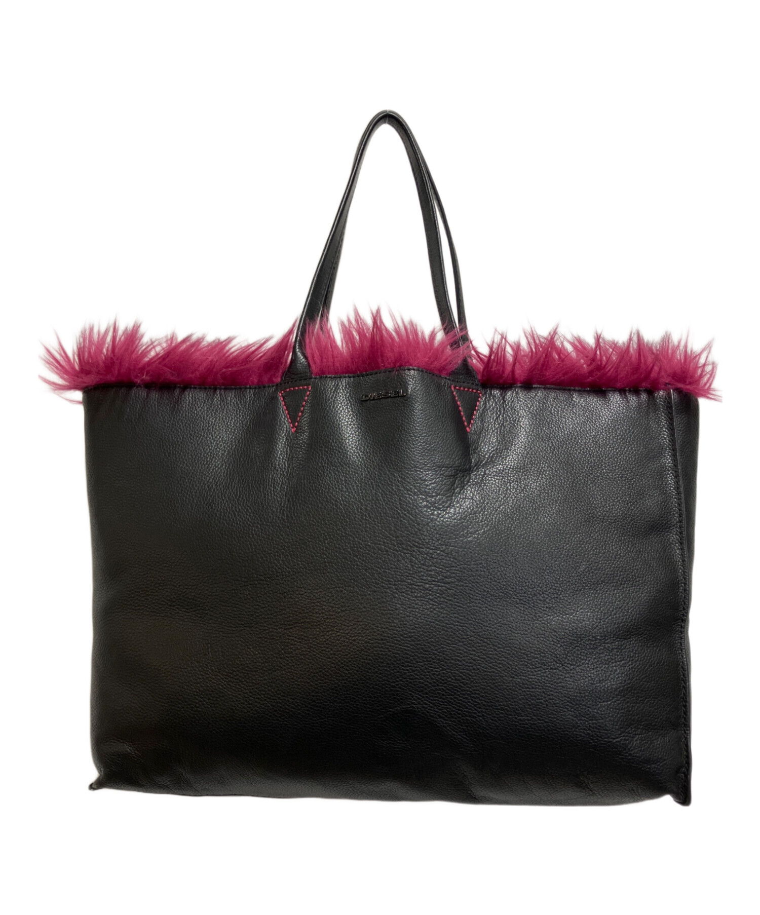 中古・古着通販】DIESEL (ディーゼル) フェイクファートートバッグ