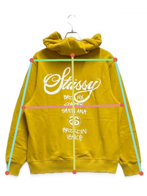 中古・古着通販】stussy (ステューシー) ジップアップパーカー