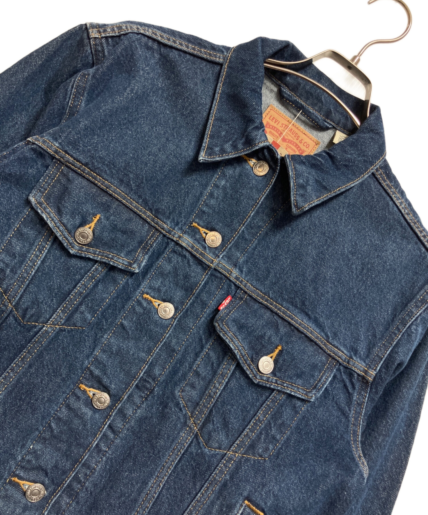 中古・古着通販】LEVI'S (リーバイス) デニムジャケット ブルー サイズ