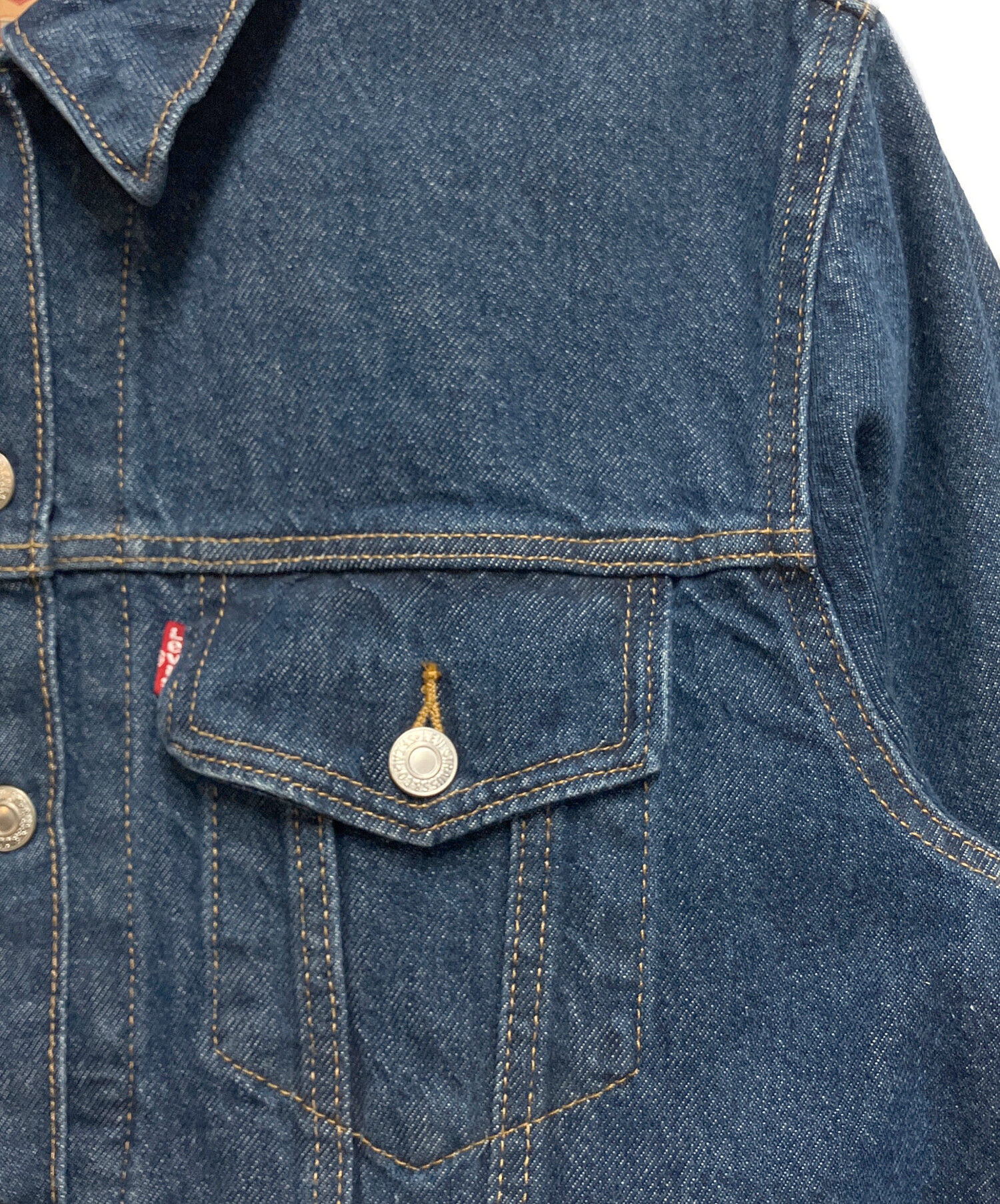 中古・古着通販】LEVI'S (リーバイス) デニムジャケット ブルー サイズ