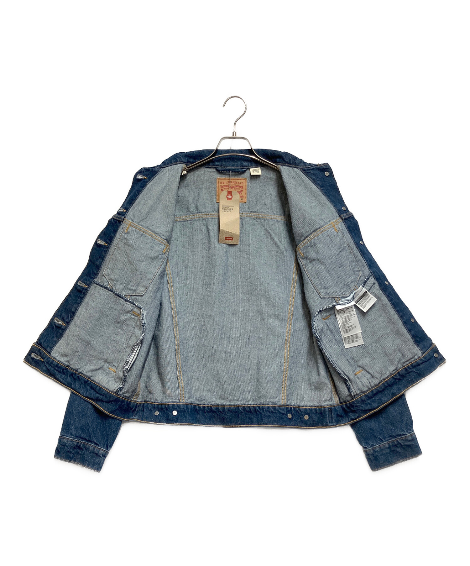 中古・古着通販】LEVI'S (リーバイス) デニムジャケット ブルー サイズ