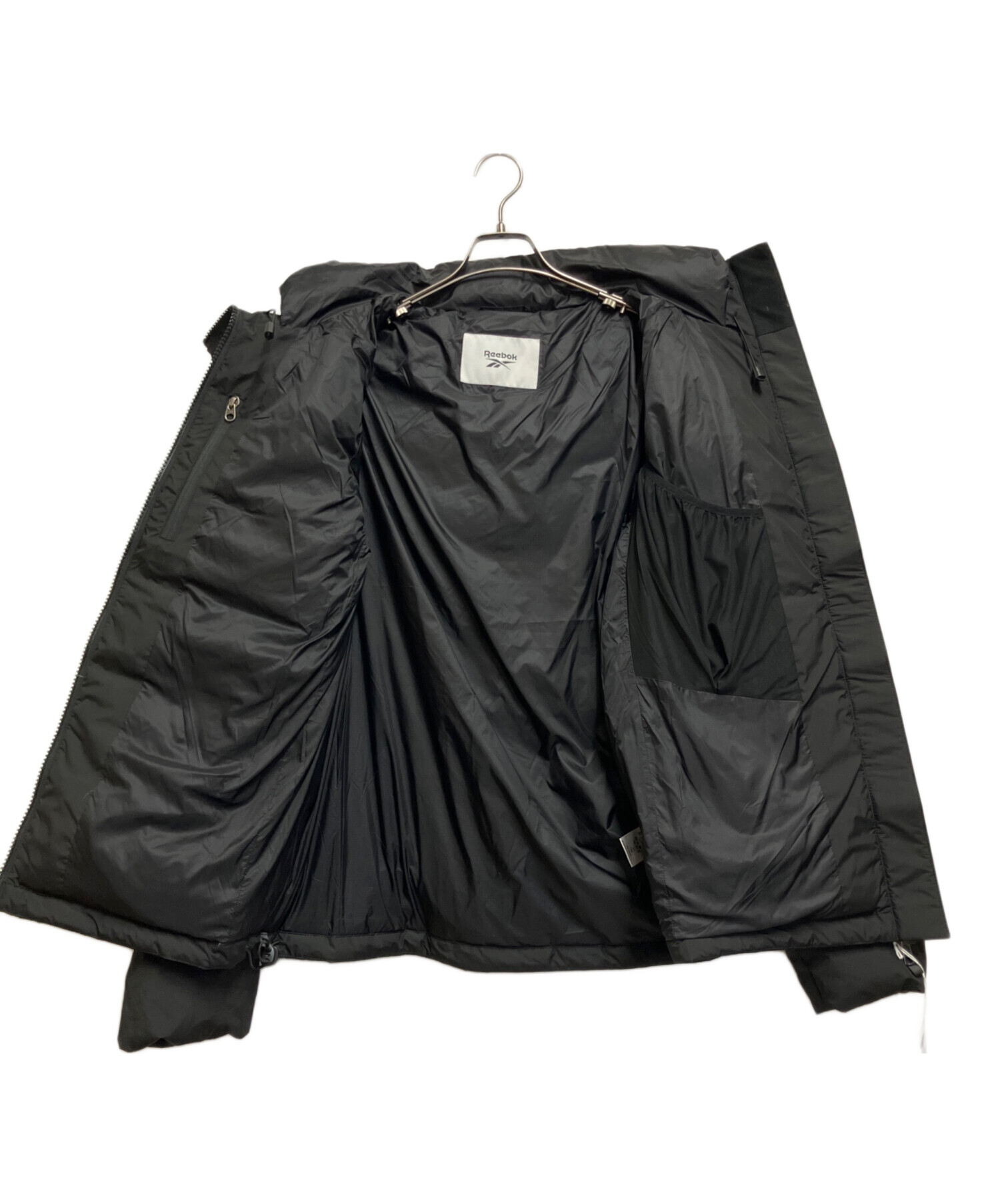 中古・古着通販】REEBOK (リーボック) ダウンジャケット ブラック 