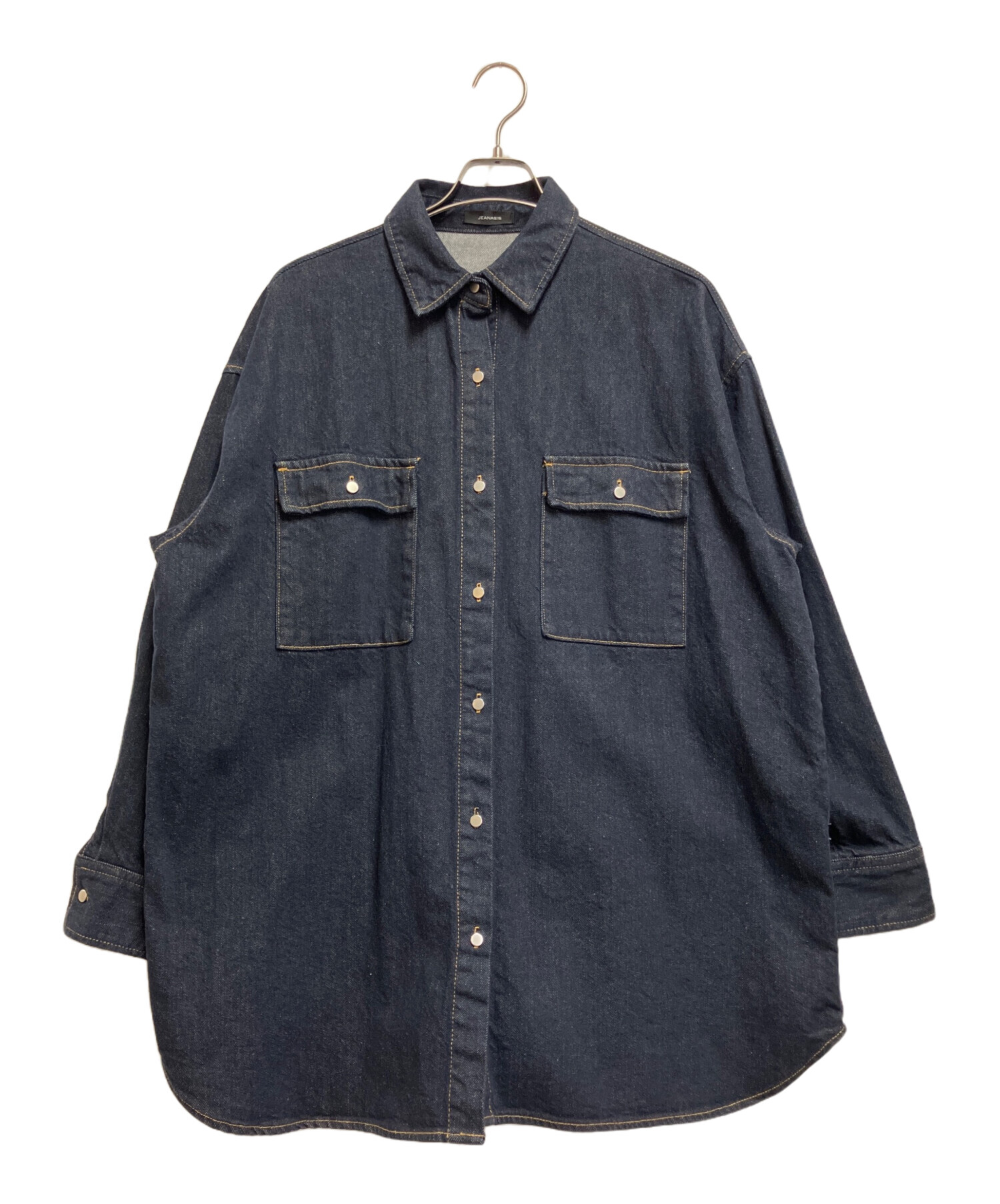 JEANASIS アソートデニムBIGシャツ 新品未使用 JEANASIS（ジーナシス）の「アソートデニムBIGシャツジャケット