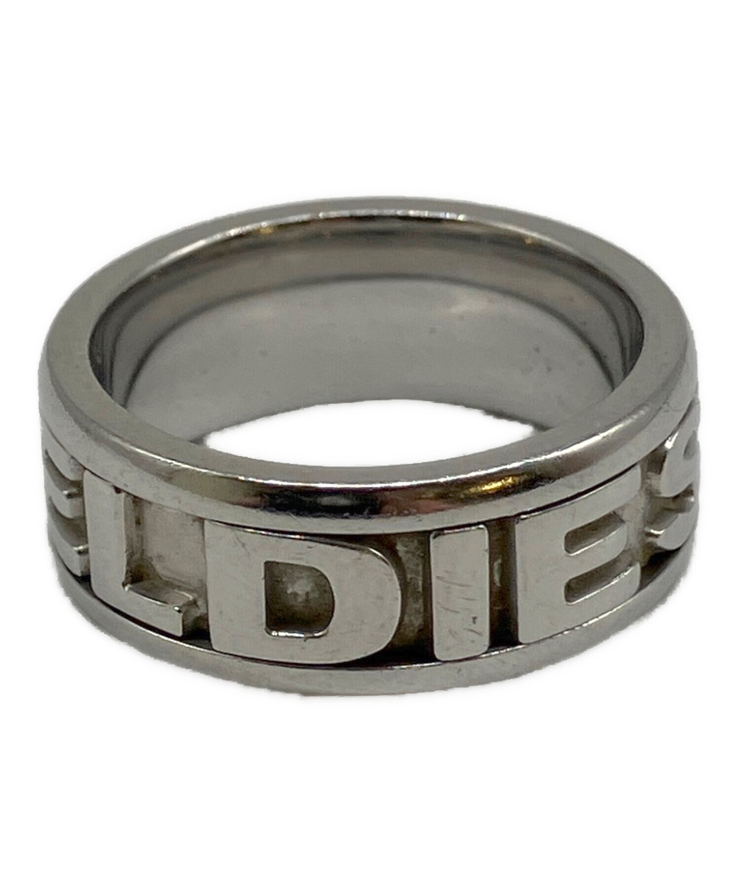 中古・古着通販】DIESEL (ディーゼル) ロゴリング シルバー サイズ:16