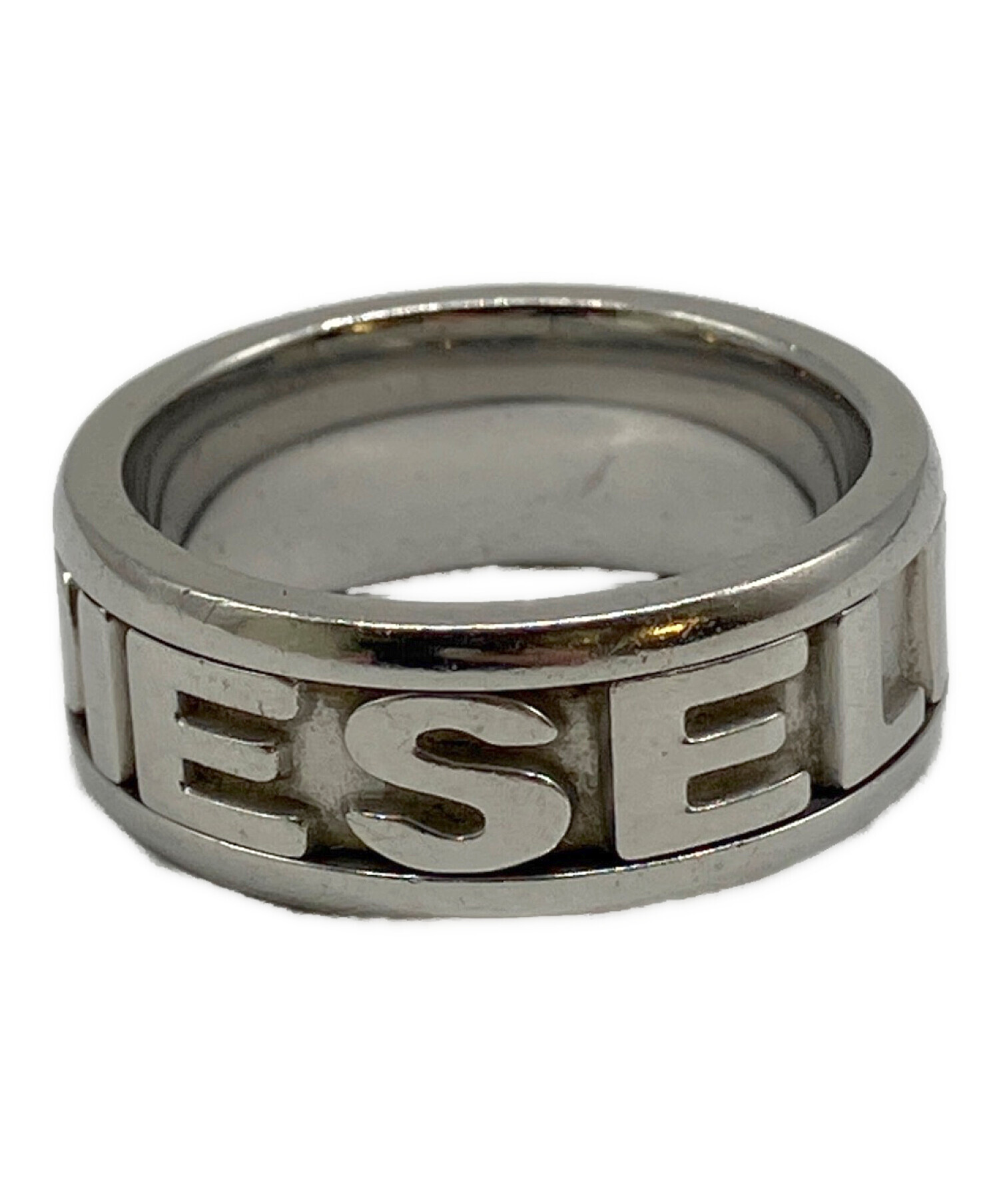 中古・古着通販】DIESEL (ディーゼル) ロゴリング シルバー サイズ:16
