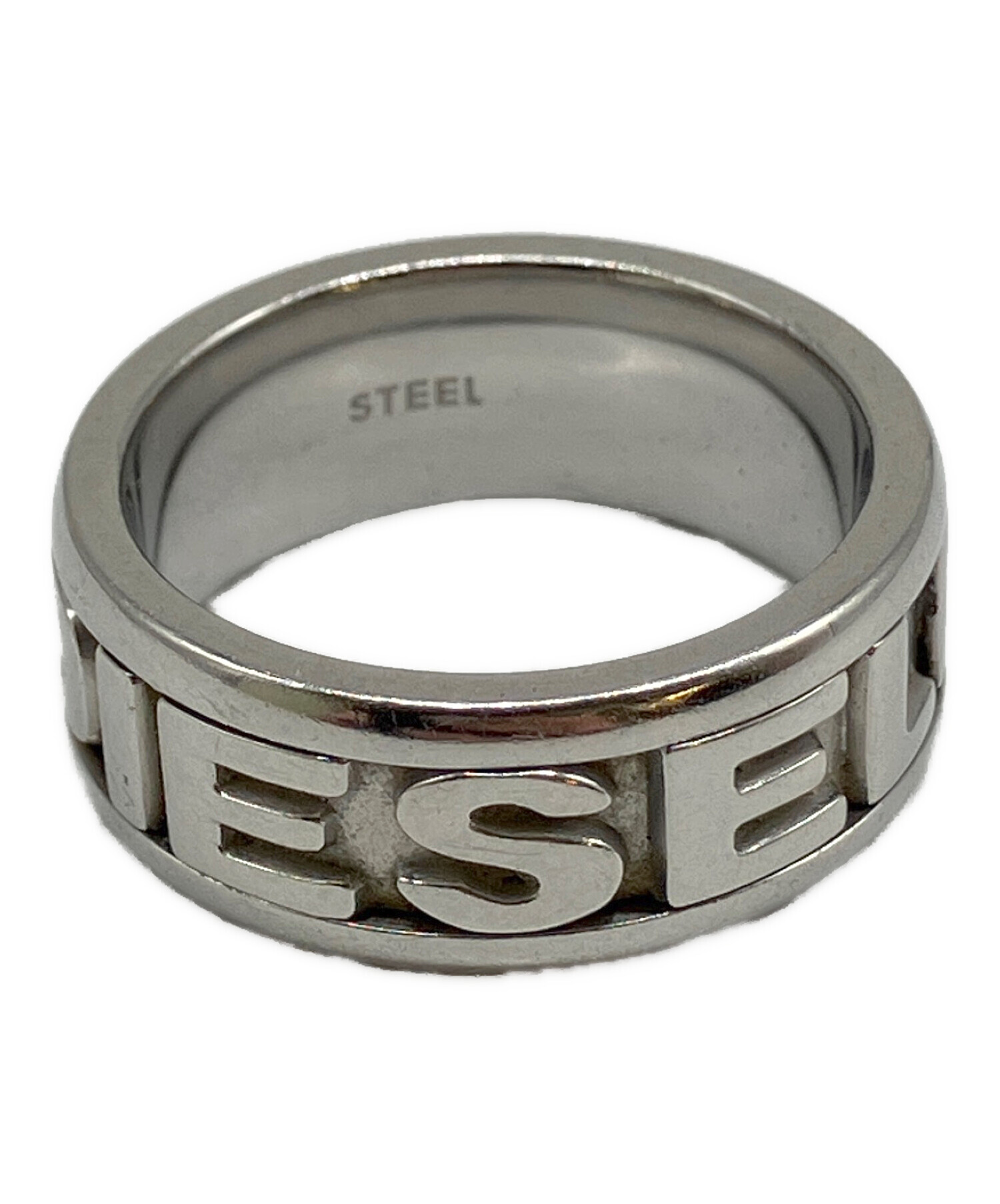 中古・古着通販】DIESEL (ディーゼル) ロゴリング シルバー サイズ:16 