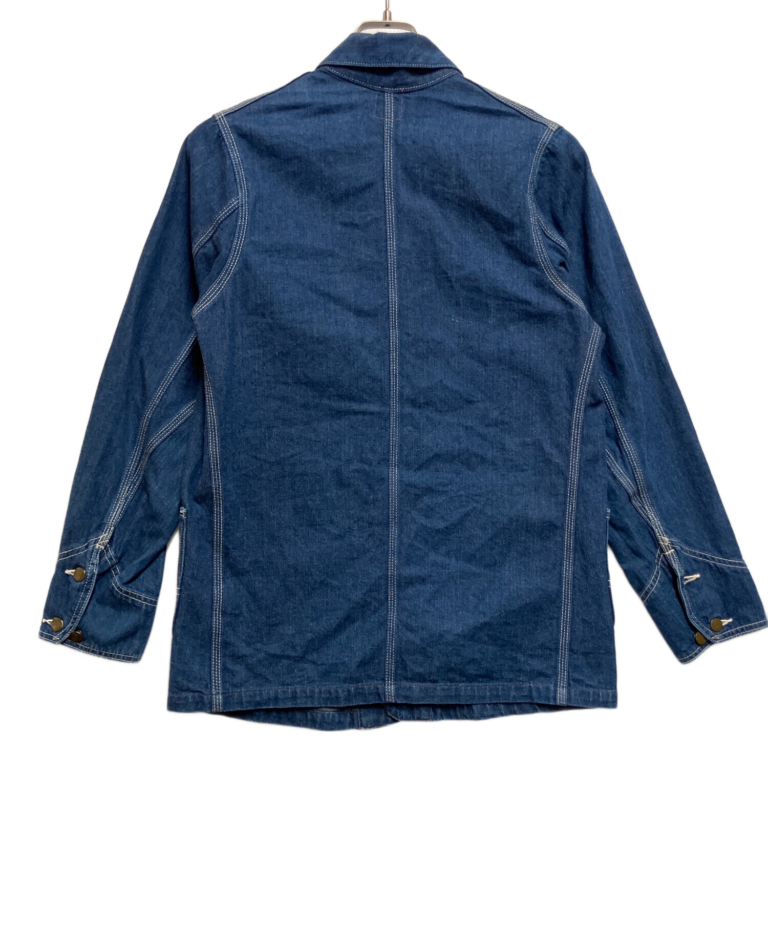 古着Lee カバーオール サイズ38 中古・古着通販】LEE (リー) 復刻91-J カバーオール ブルー サイズ:38