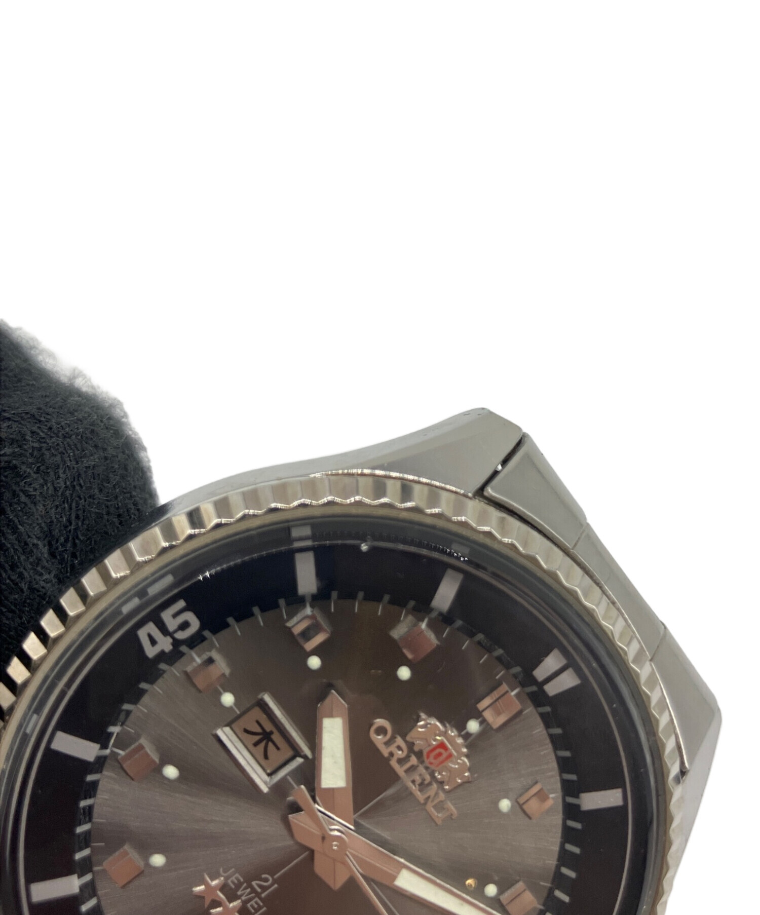 中古・古着通販】ORIENT (オリエント) 腕時計 ブラック×シルバー