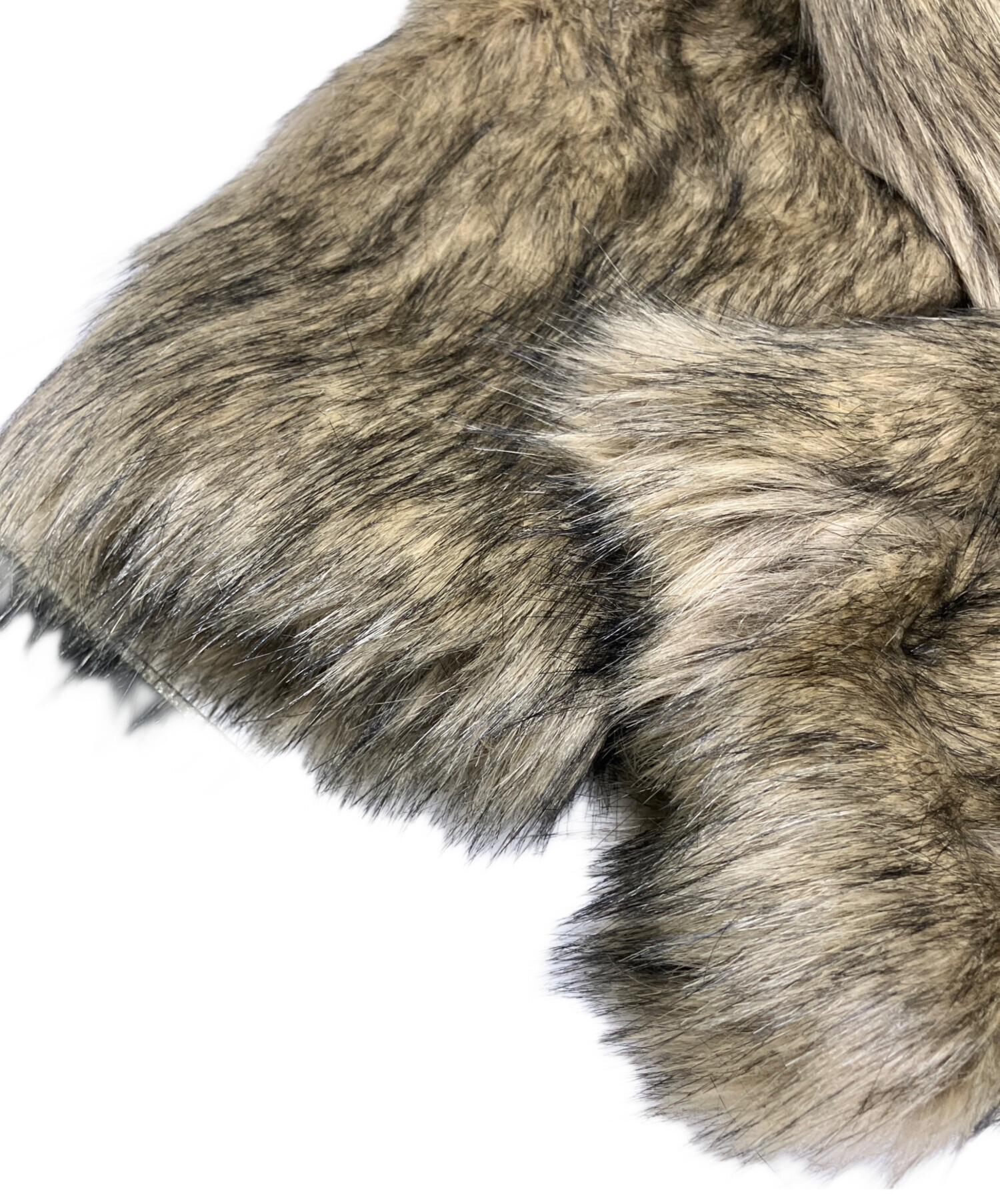 中古・古着通販】Shoowtime (ショウタイム) Volume eco fur zip up 