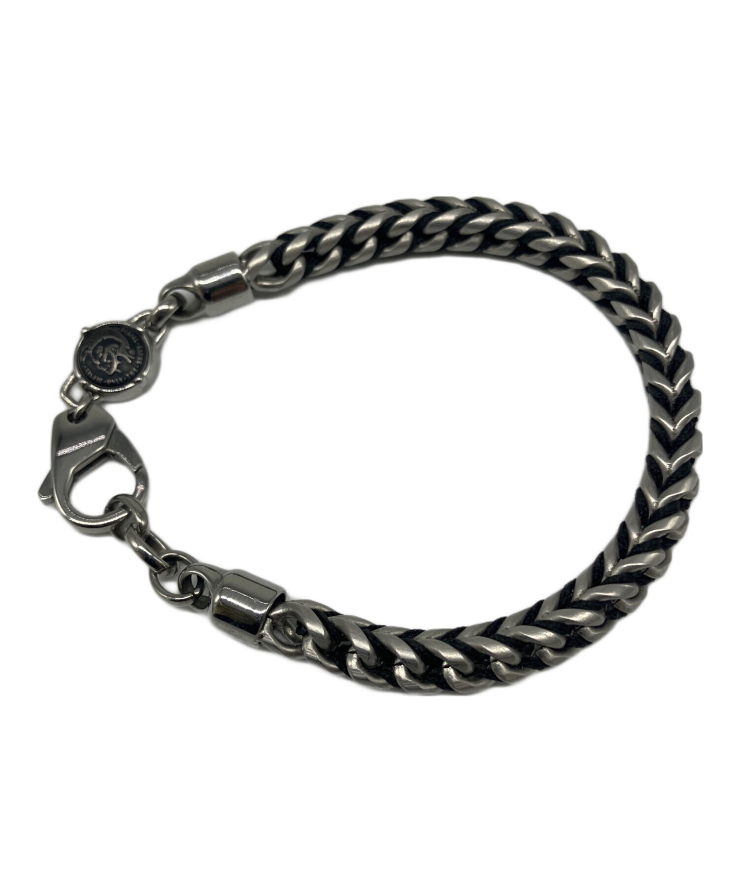 【新品未使用】DIESEL ブレスレット ネックレス 中古・古着通販】DIESEL (ディーゼル) ロゴチェーンブレスレット