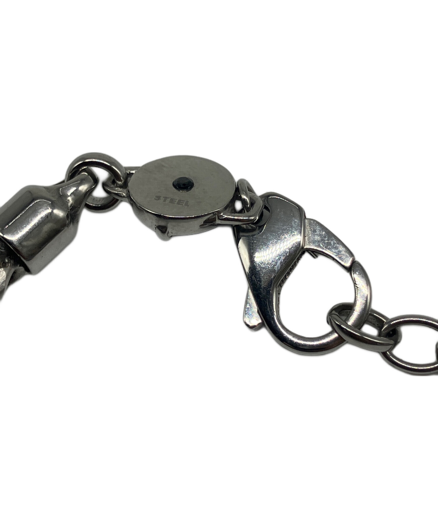 中古・古着通販】DIESEL (ディーゼル) ロゴチェーンブレスレット