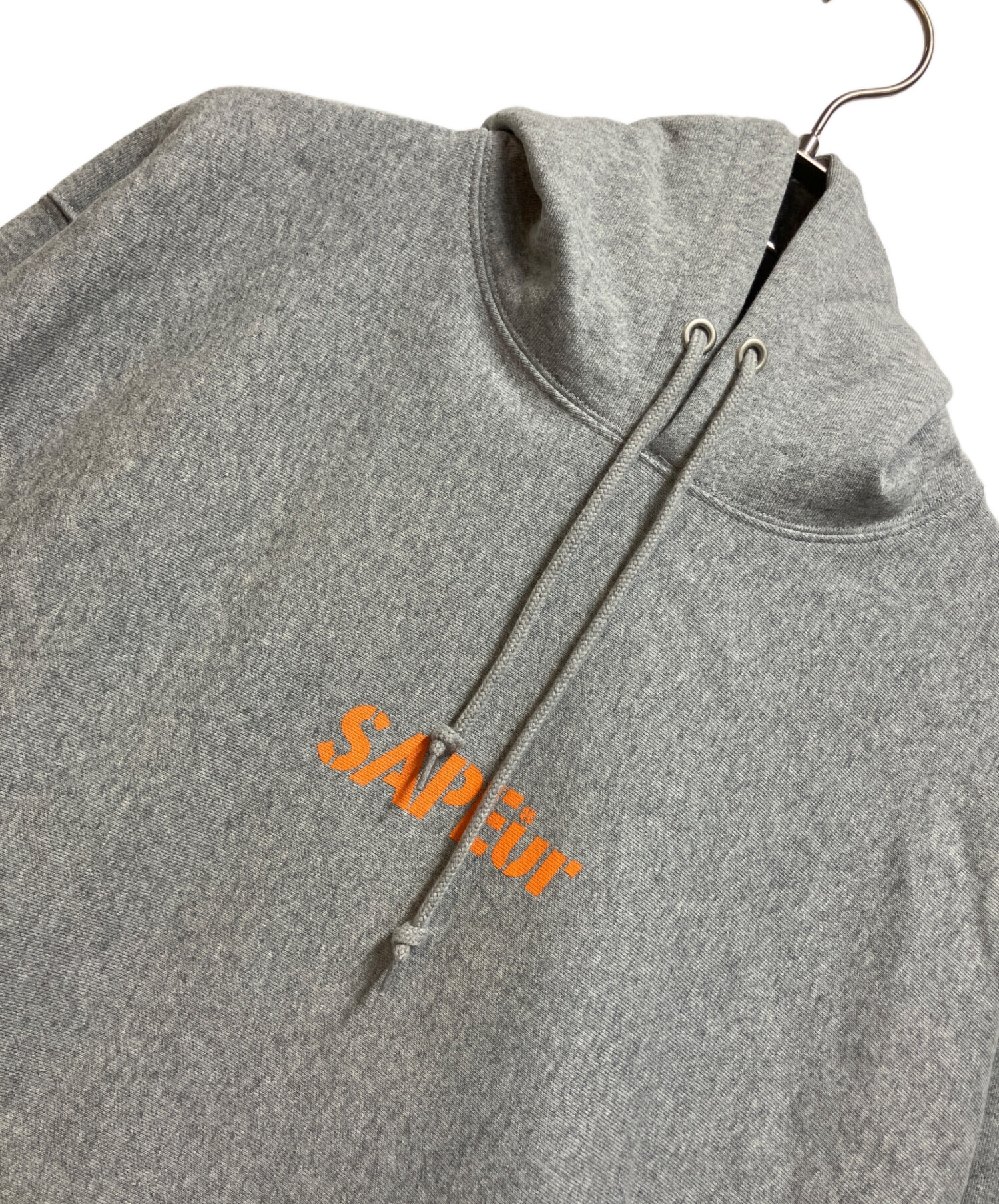 中古・古着通販】SAPEur (サプール) フーデッドパーカー ライトグレー