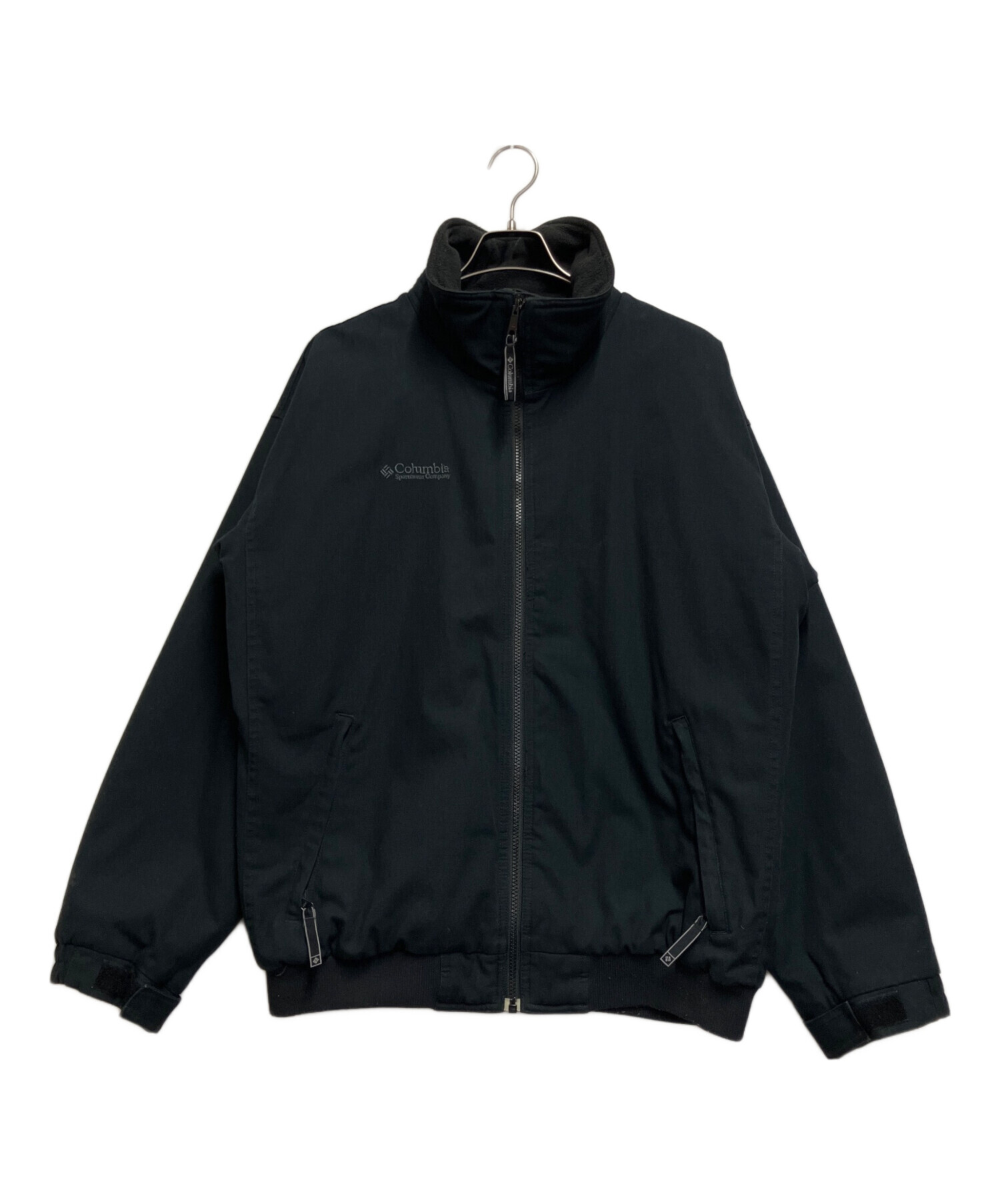 古着 Columbia ロマビスタジャケット 刺繍 L 黒 フリース 中古・古着通販】Columbia (コロンビア) ロマビスタジャケット
