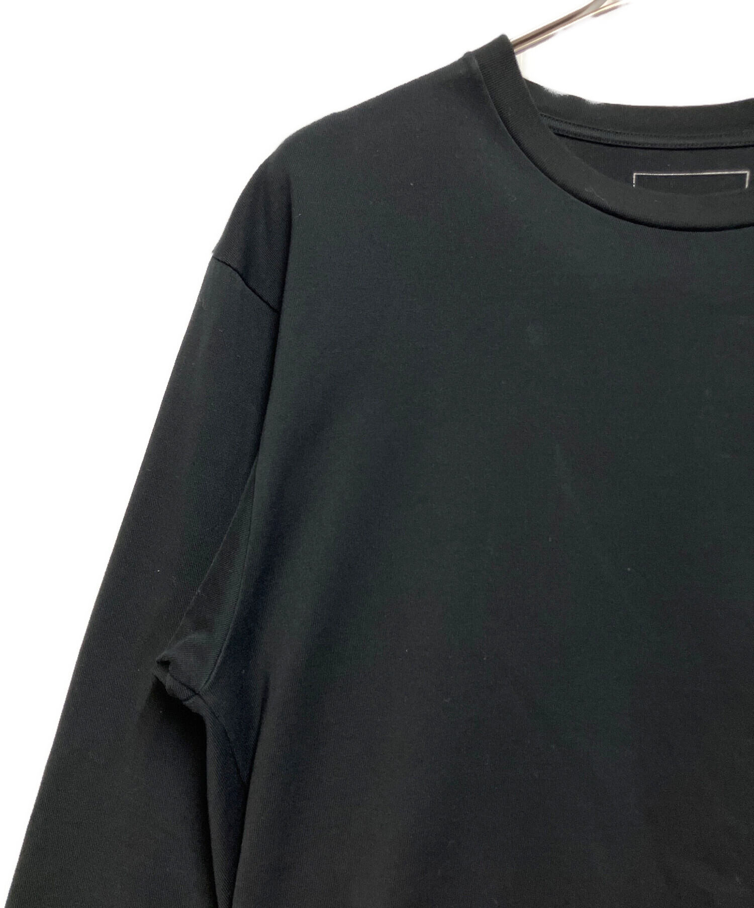 SOPHNET. ロゴ 長袖カットソー ブラック 中古・古着通販】SOPHNET. (ソフネット) 長袖カットソー ブラック