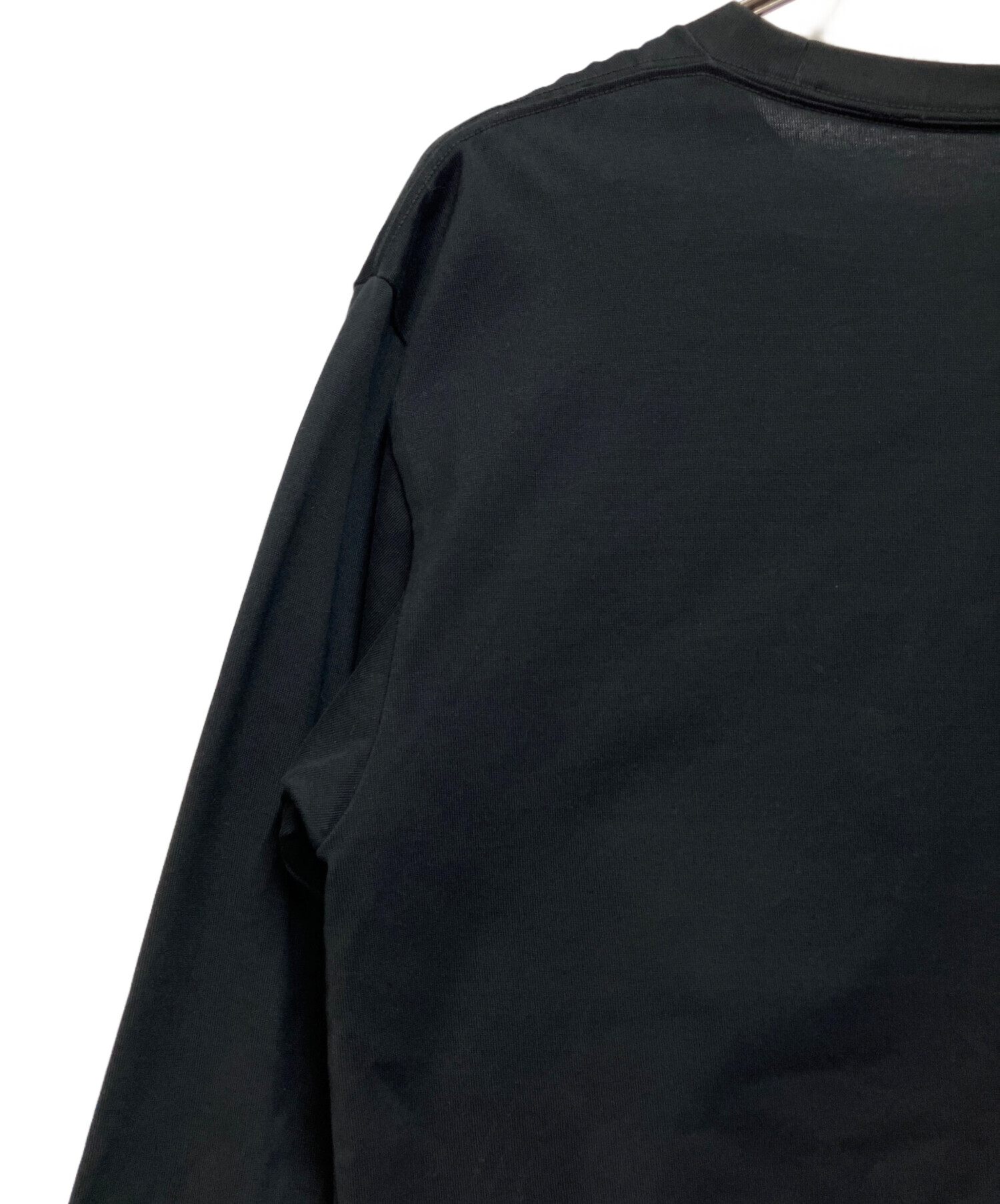 SOPHNET. ロゴ 長袖カットソー ブラック 中古・古着通販】SOPHNET. (ソフネット) 長袖カットソー ブラック