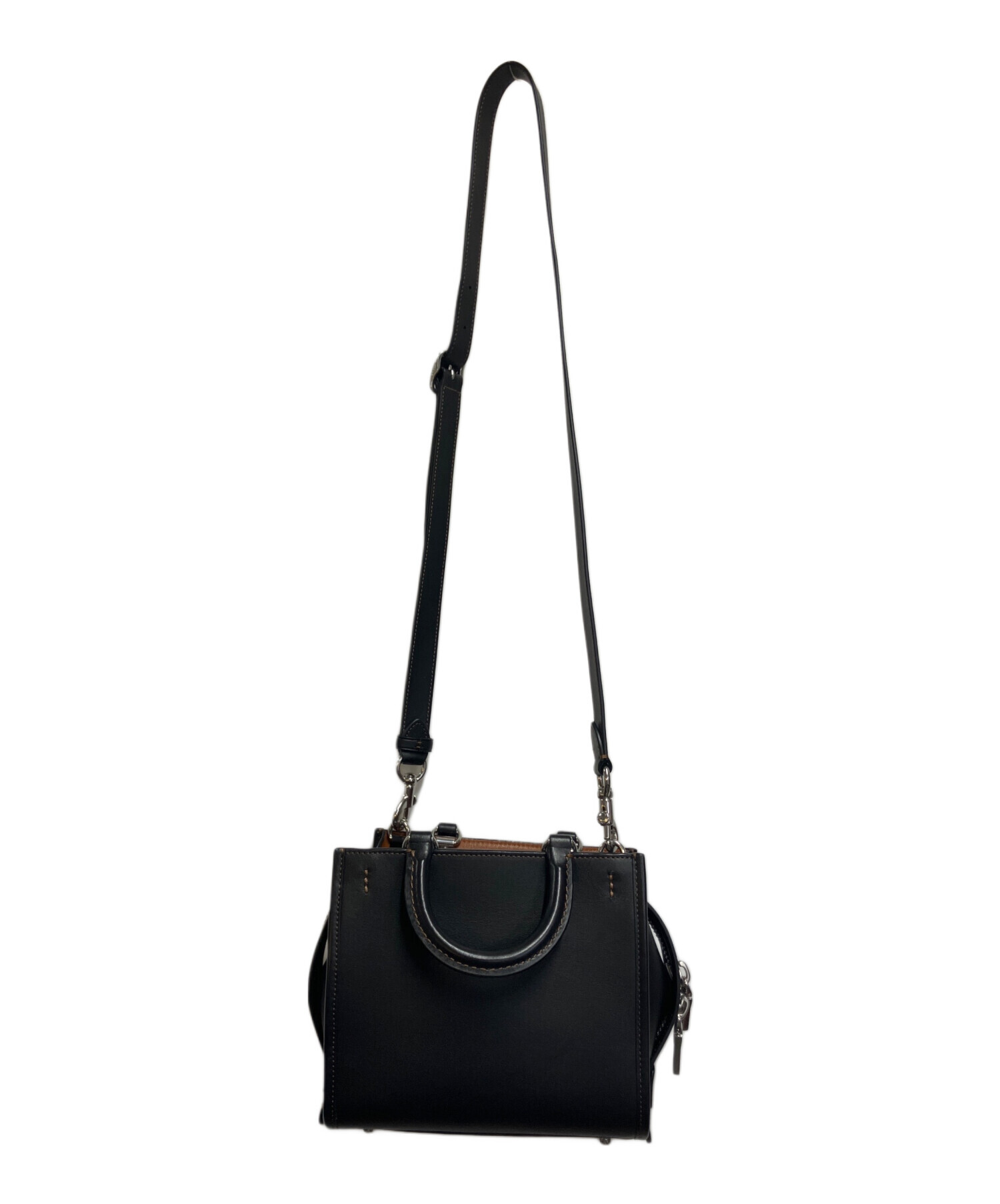 未使用 COACH ローグ ショルダーバッグ 2way 肩掛け 黒 ハンドバッグ 中古・古着通販】COACH (コーチ) ローグ 20 ブラック｜ブランド・古着