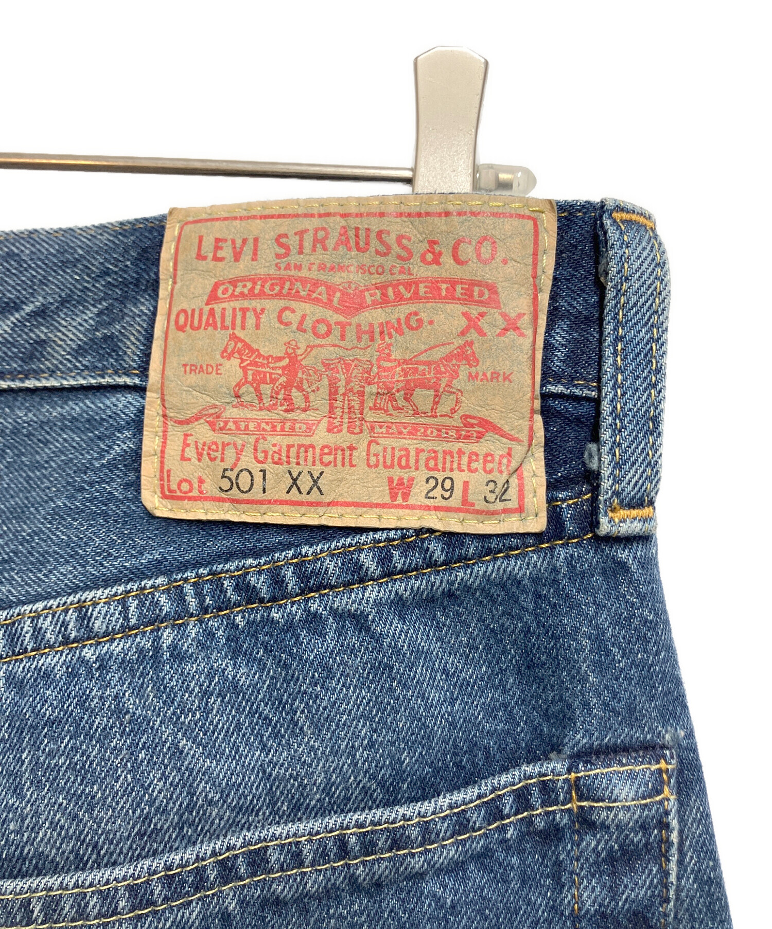 中古・古着通販】LEVI'S (リーバイス) 501XXデニムパンツ ブルー