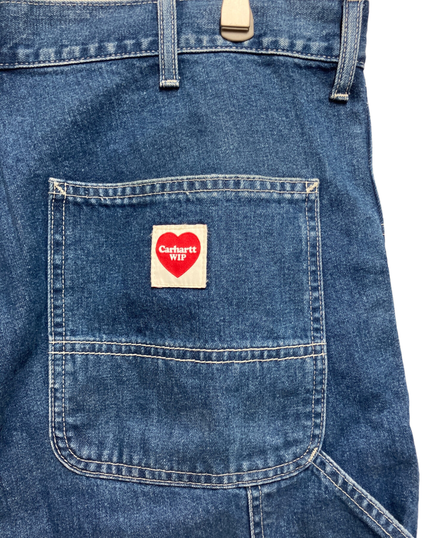 中古・古着通販】CarHartt (カーハート) デニムパンツ ブルー サイズ