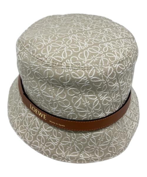 LOEWE アイボリー バケットハット　ロエベ 中古・古着通販】LOEWE (ロエベ) シアリング バケットハット