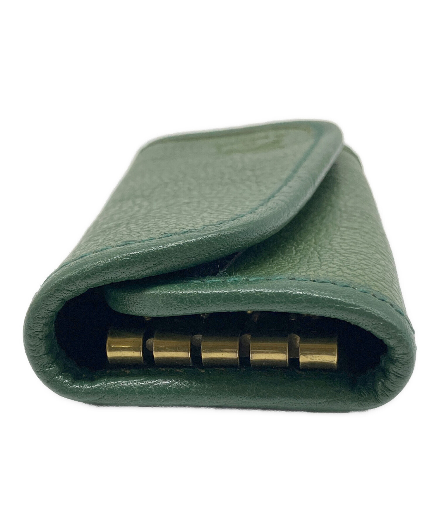 中古・古着通販】IL BISONTE (イル ビゾンテ) 4連キーケース グリーン