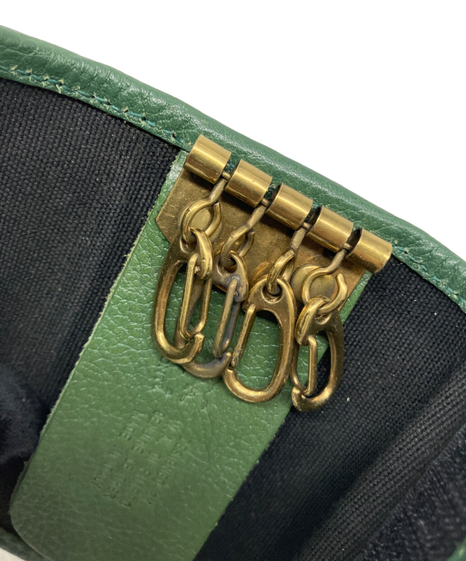 中古・古着通販】IL BISONTE (イル ビゾンテ) 4連キーケース グリーン