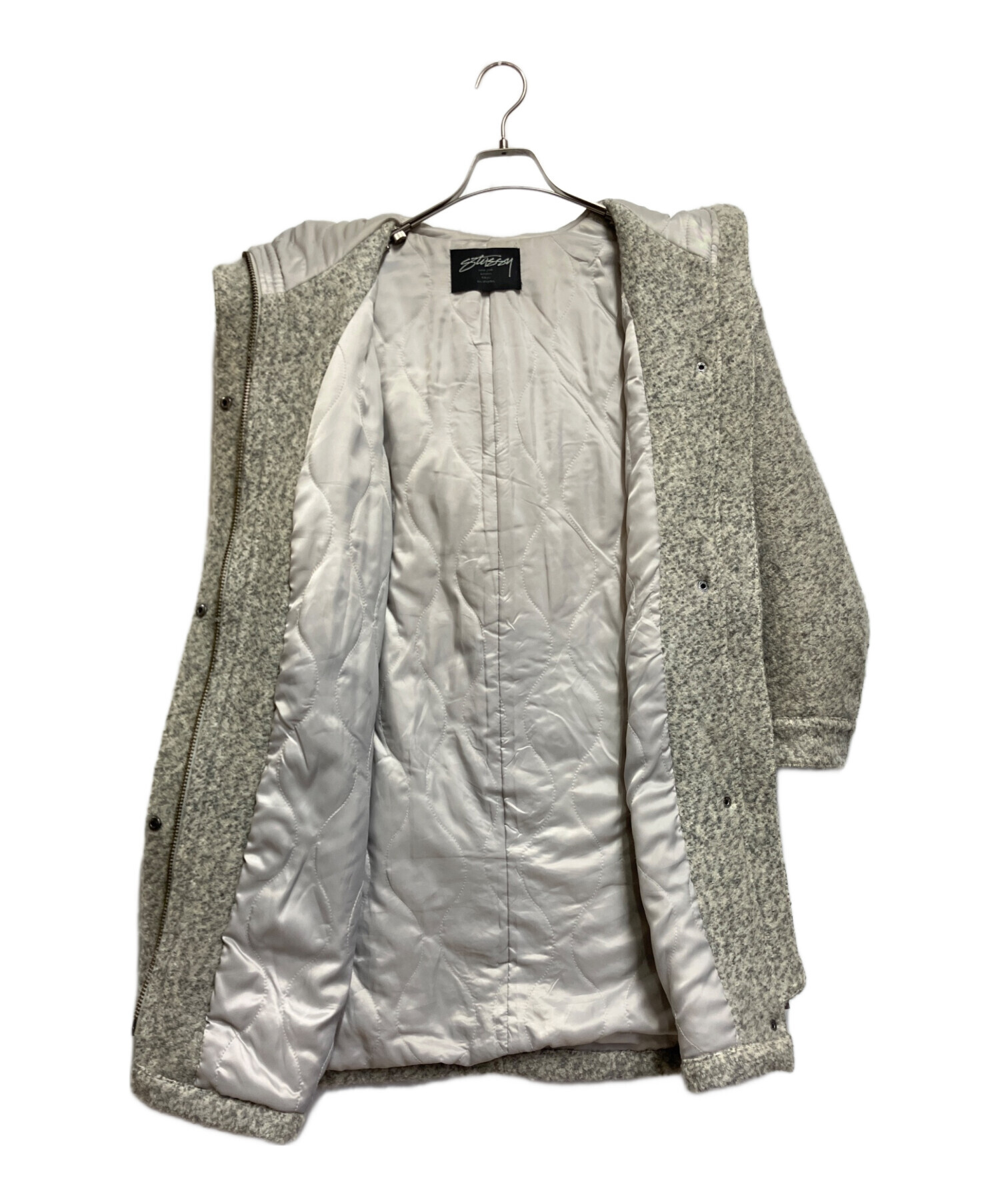 中古・古着通販】stussy (ステューシー) ウールコート ライト