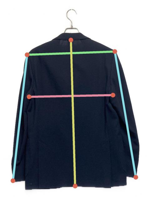 LARDINI ネイビー テーラードジャケット L LARDINI（ラルディーニ） ジャケット テーラードジャケット LARDINI