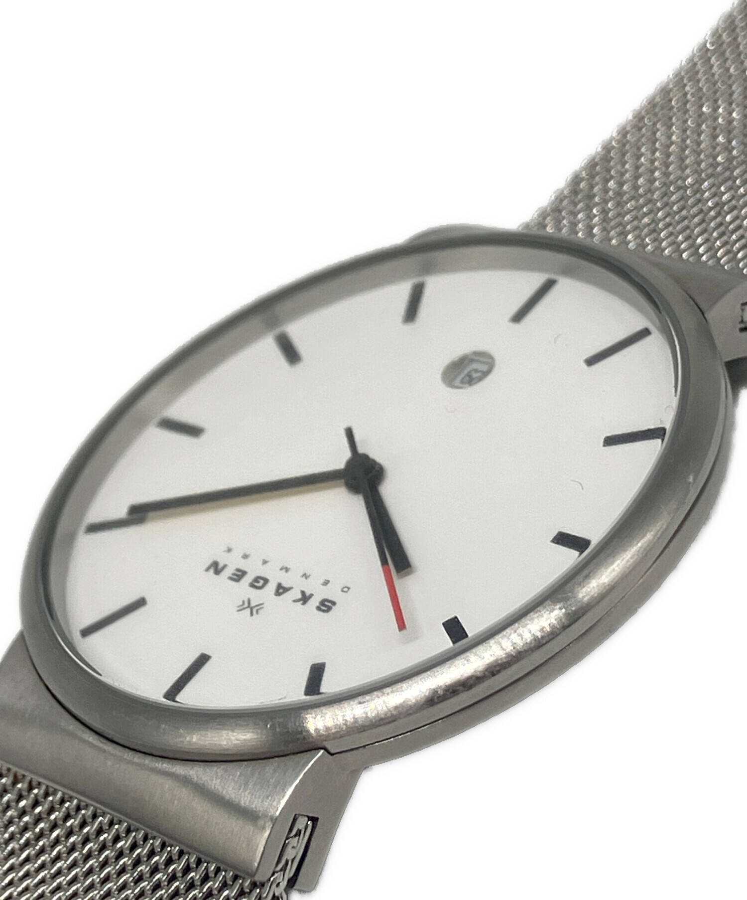 中古・古着通販】SKAGEN (スカーゲン) 腕時計 ホワイト｜ブランド