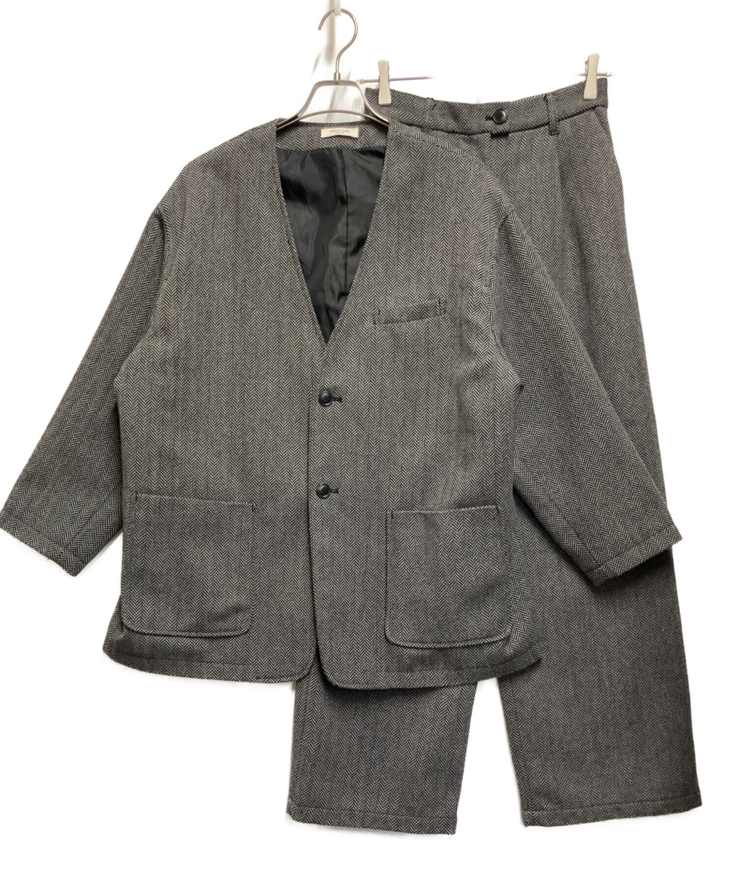 FREAK'S セットアップ　チャコール　グレー 中古・古着通販】FREAK'S STORE (フリークスストア) セットアップ