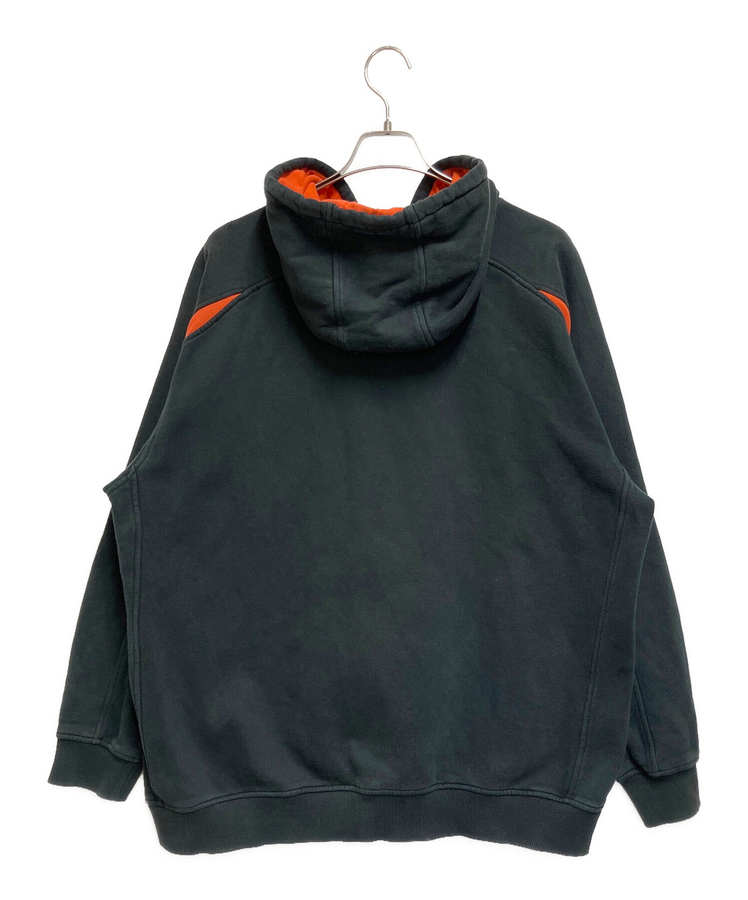 中古・古着通販】NIKE (ナイキ) プルオーバーパーカー ブラック サイズ