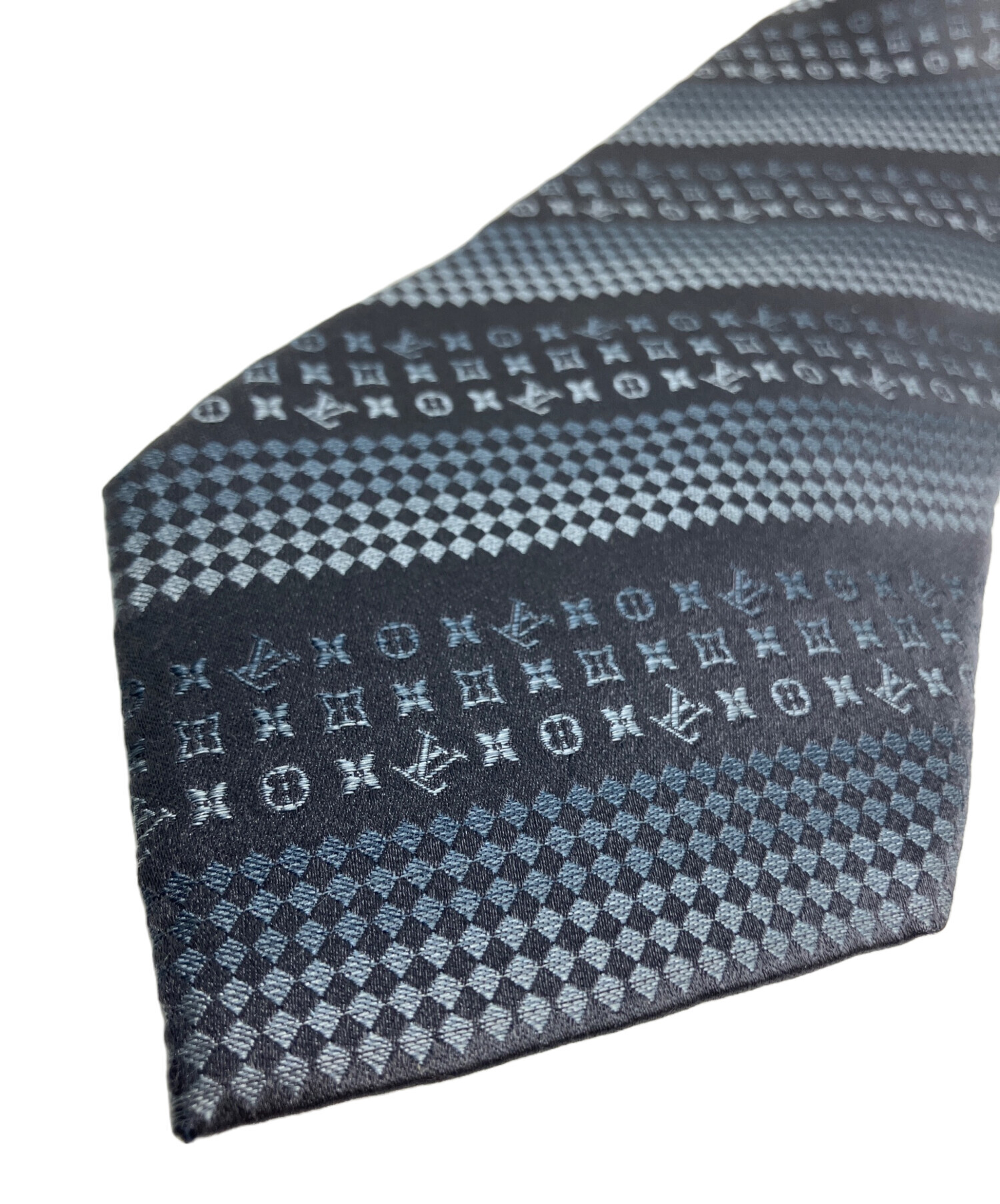 中古・古着通販】LOUIS VUITTON (ルイ ヴィトン) ネクタイ グレー