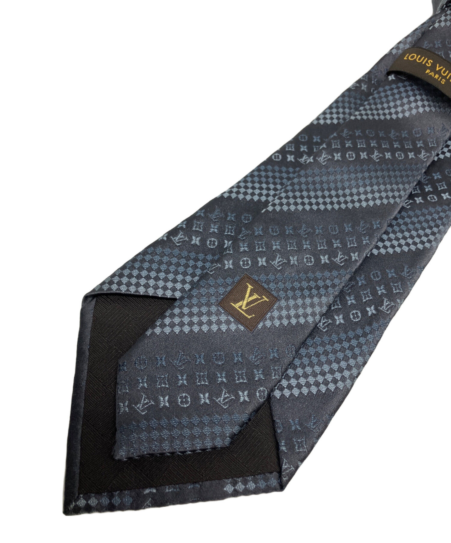 中古・古着通販】LOUIS VUITTON (ルイ ヴィトン) ネクタイ グレー
