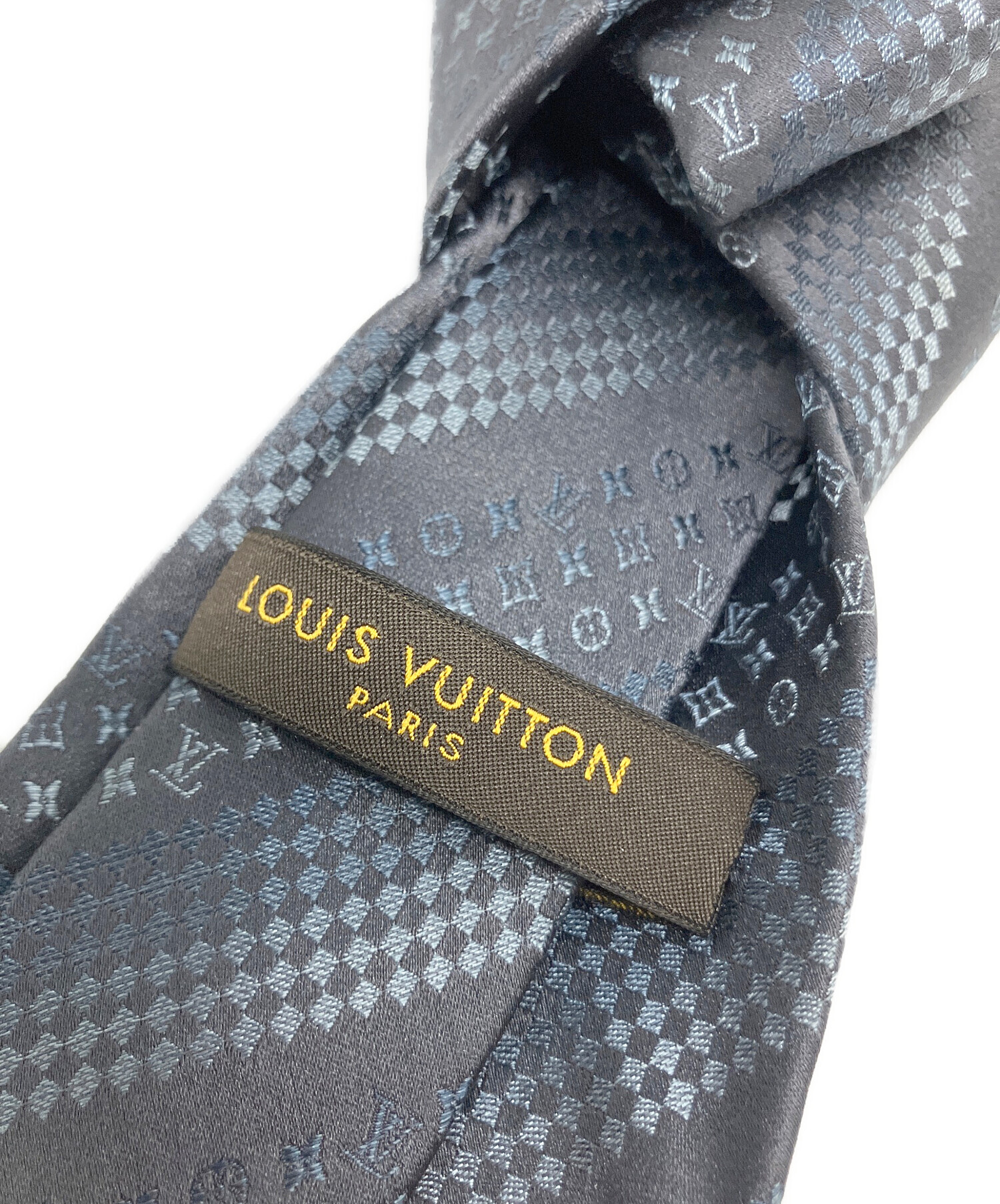 中古・古着通販】LOUIS VUITTON (ルイ ヴィトン) ネクタイ グレー