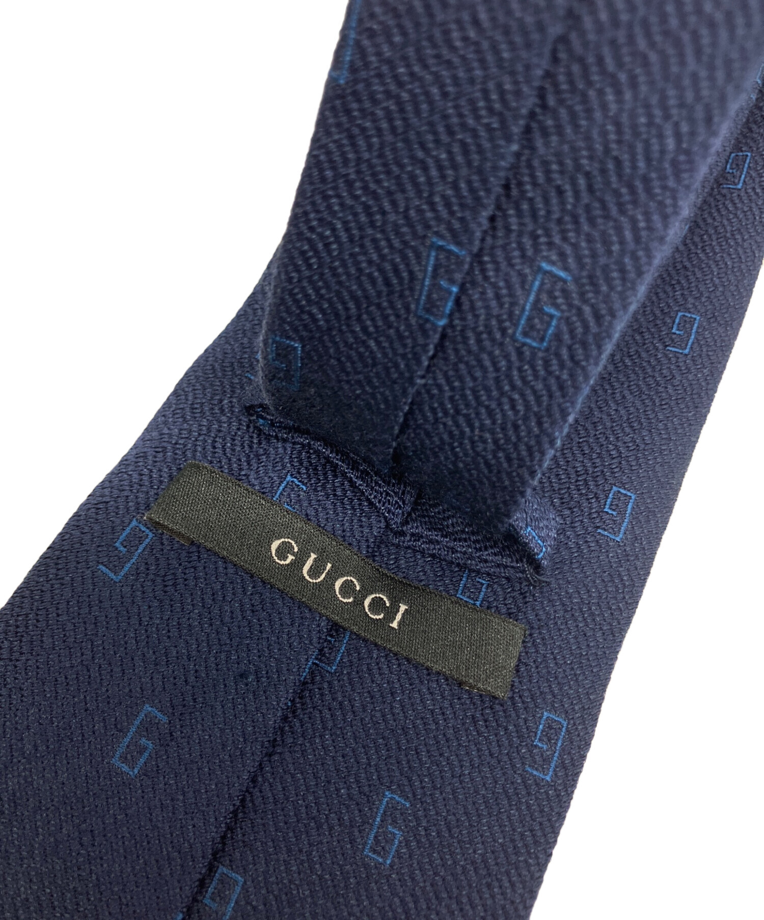 中古・古着通販】GUCCI (グッチ) ネクタイ ネイビー サイズ:不明