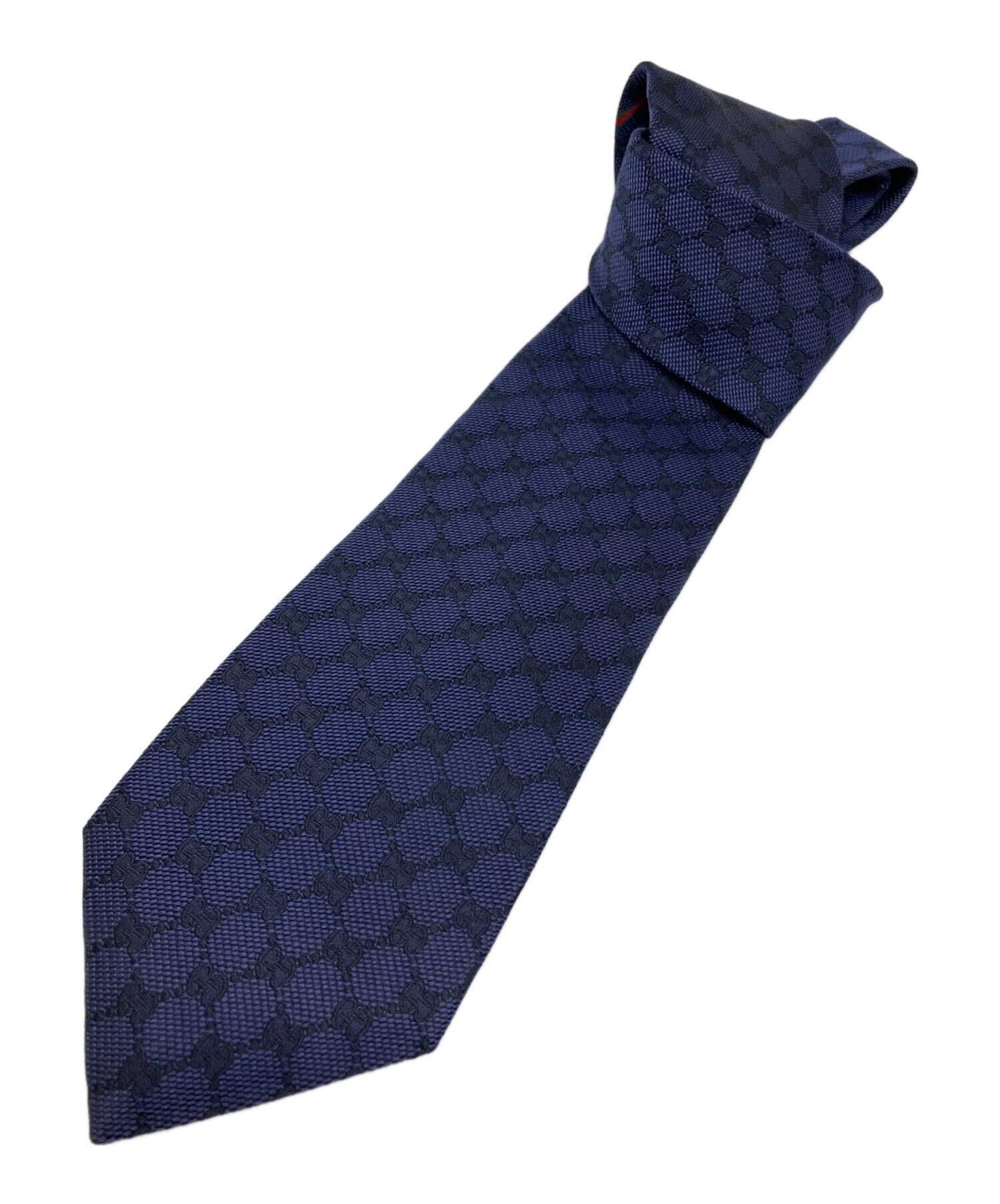 中古・古着通販】GUCCI (グッチ) ネクタイ ネイビー サイズ:不明