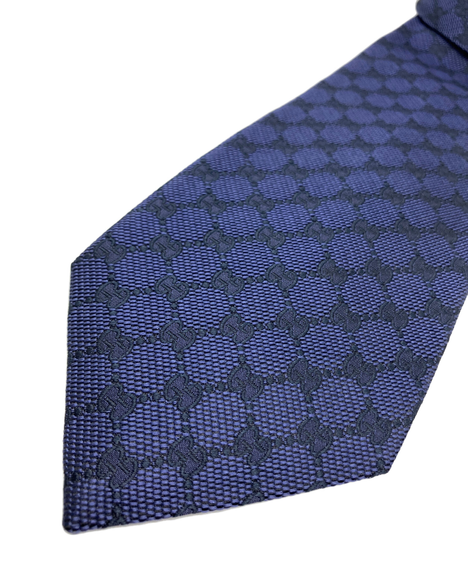 中古・古着通販】GUCCI (グッチ) ネクタイ ネイビー サイズ:不明