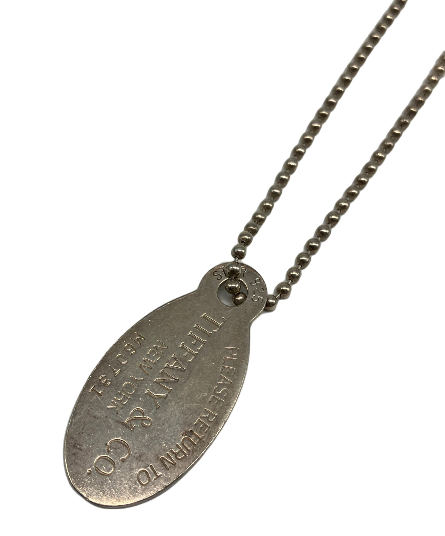 中古・古着通販】Tiffany & Co. (ティファニー) オーバルタグ