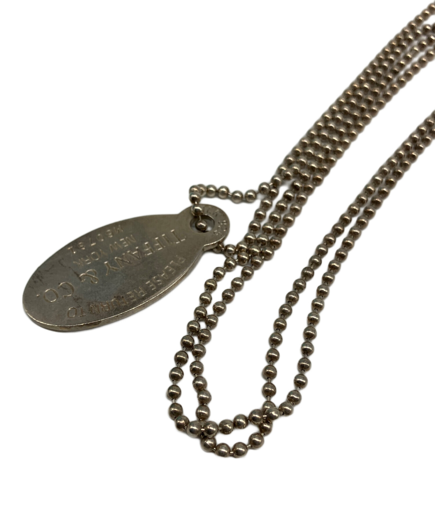 中古・古着通販】Tiffany & Co. (ティファニー) オーバルタグ