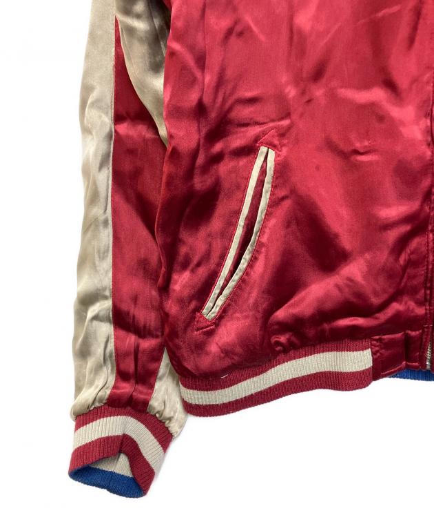 中古・古着通販】satori (サトリ) スカジャン ネイビー×レッド サイズ