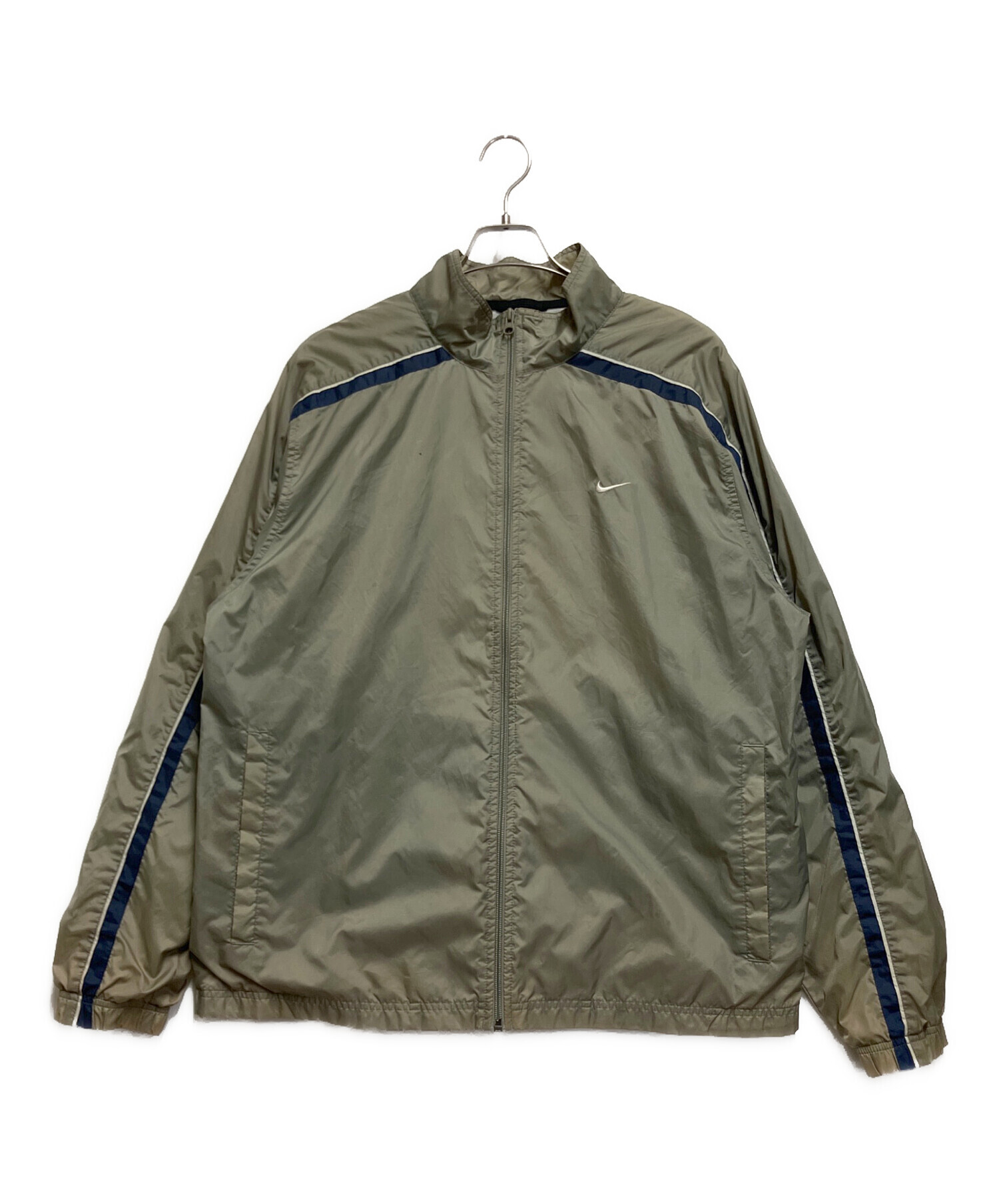 中古・古着通販】NIKE (ナイキ) ナイロンジャケット オリーブ サイズ:L 