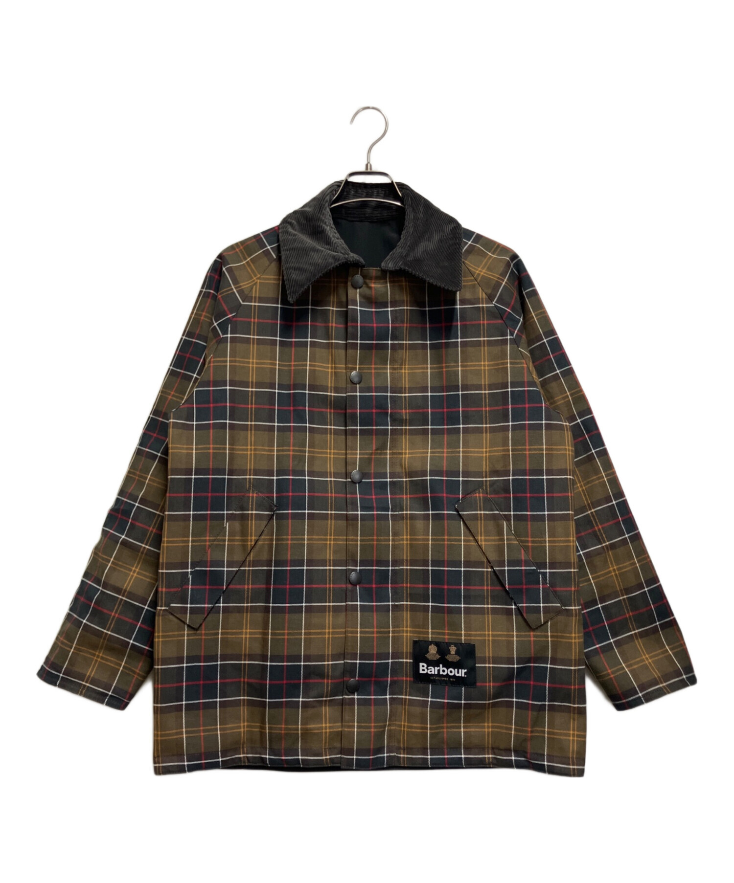 中古・古着通販】Barbour (バブアー) リバーシブルジャケット ブラック