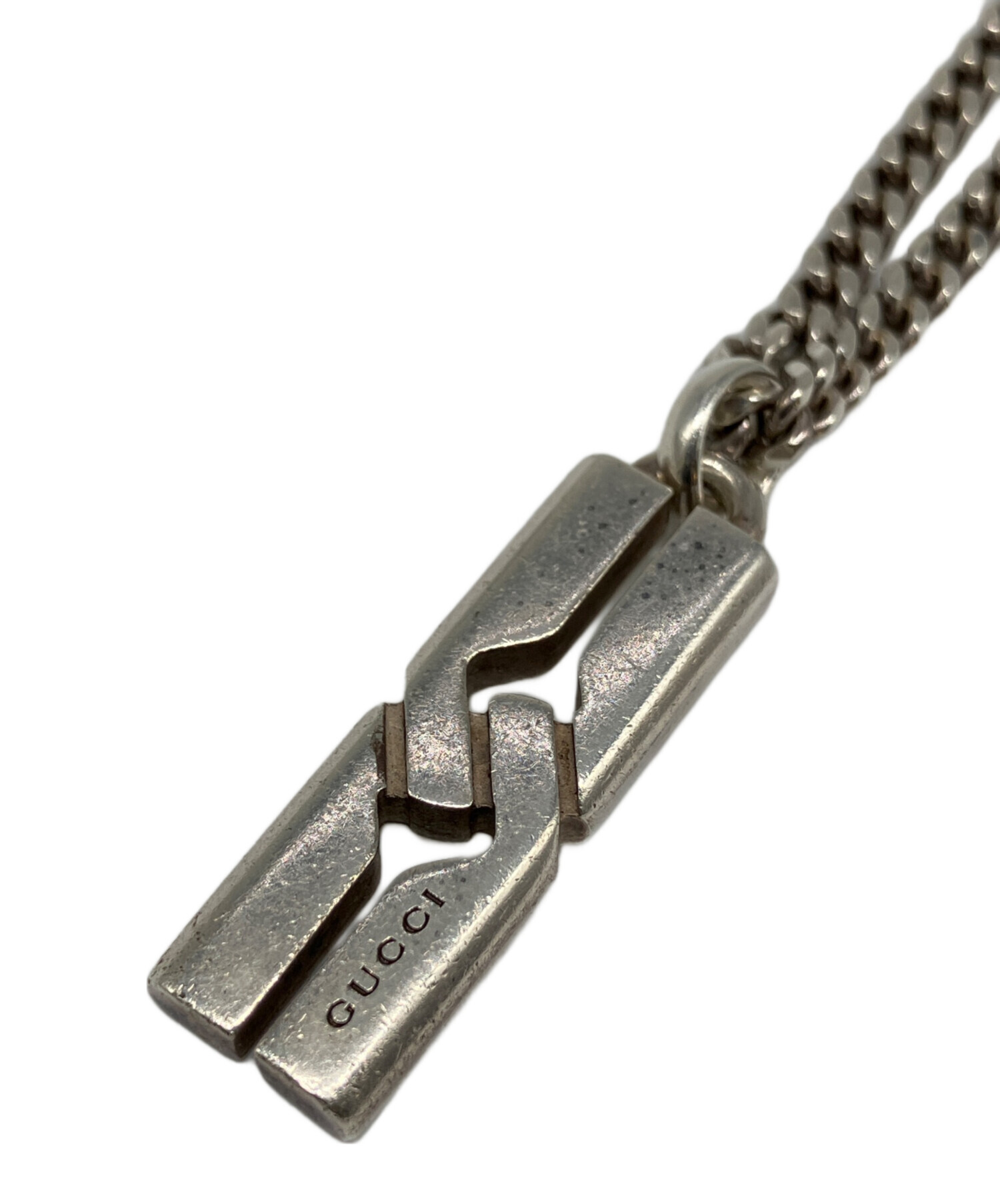 中古・古着通販】GUCCI (グッチ) ネックレス シルバー｜ブランド・古着
